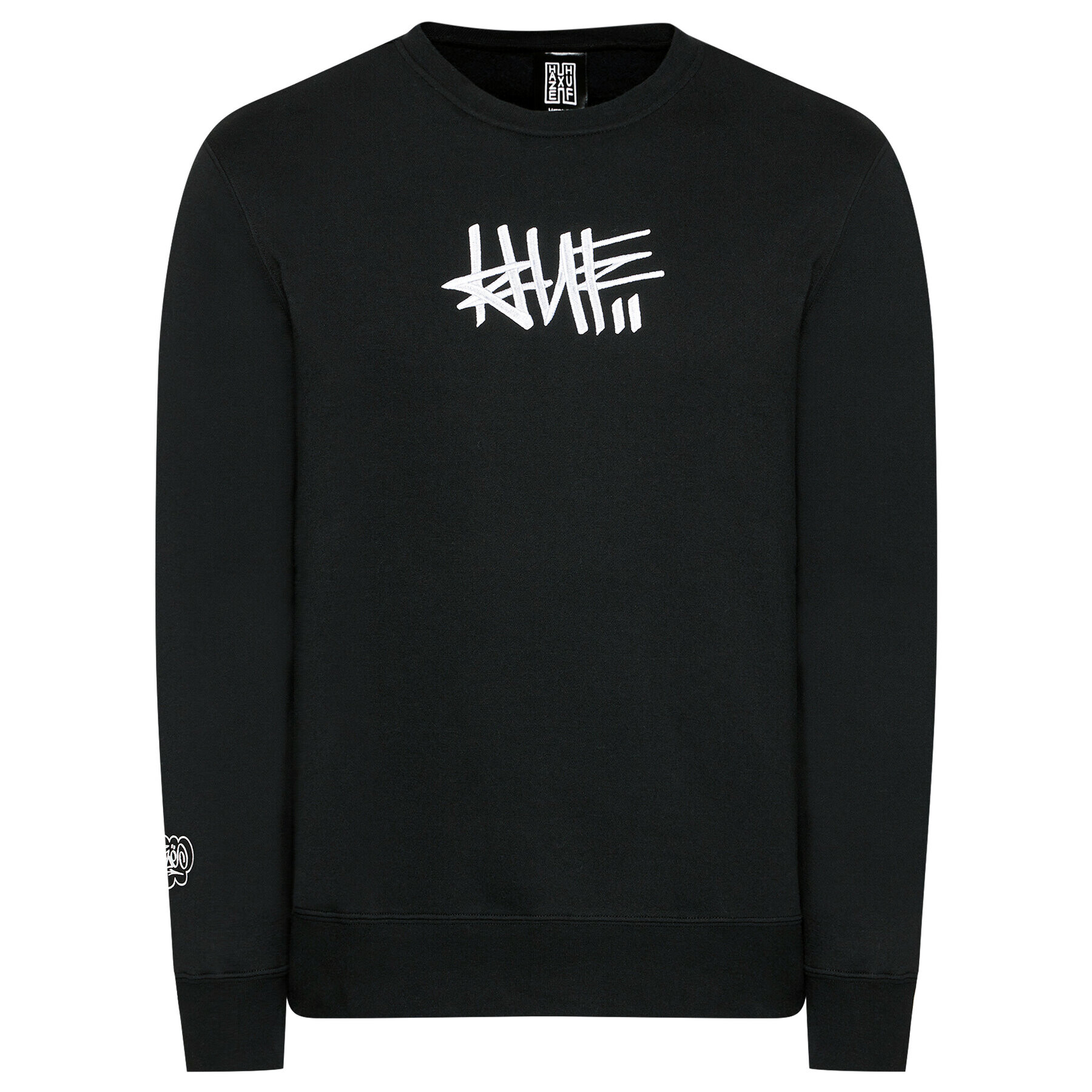 HUF Mikina HAZE Handstyle 1 PF00370 Černá Regular Fit - Pepit.cz