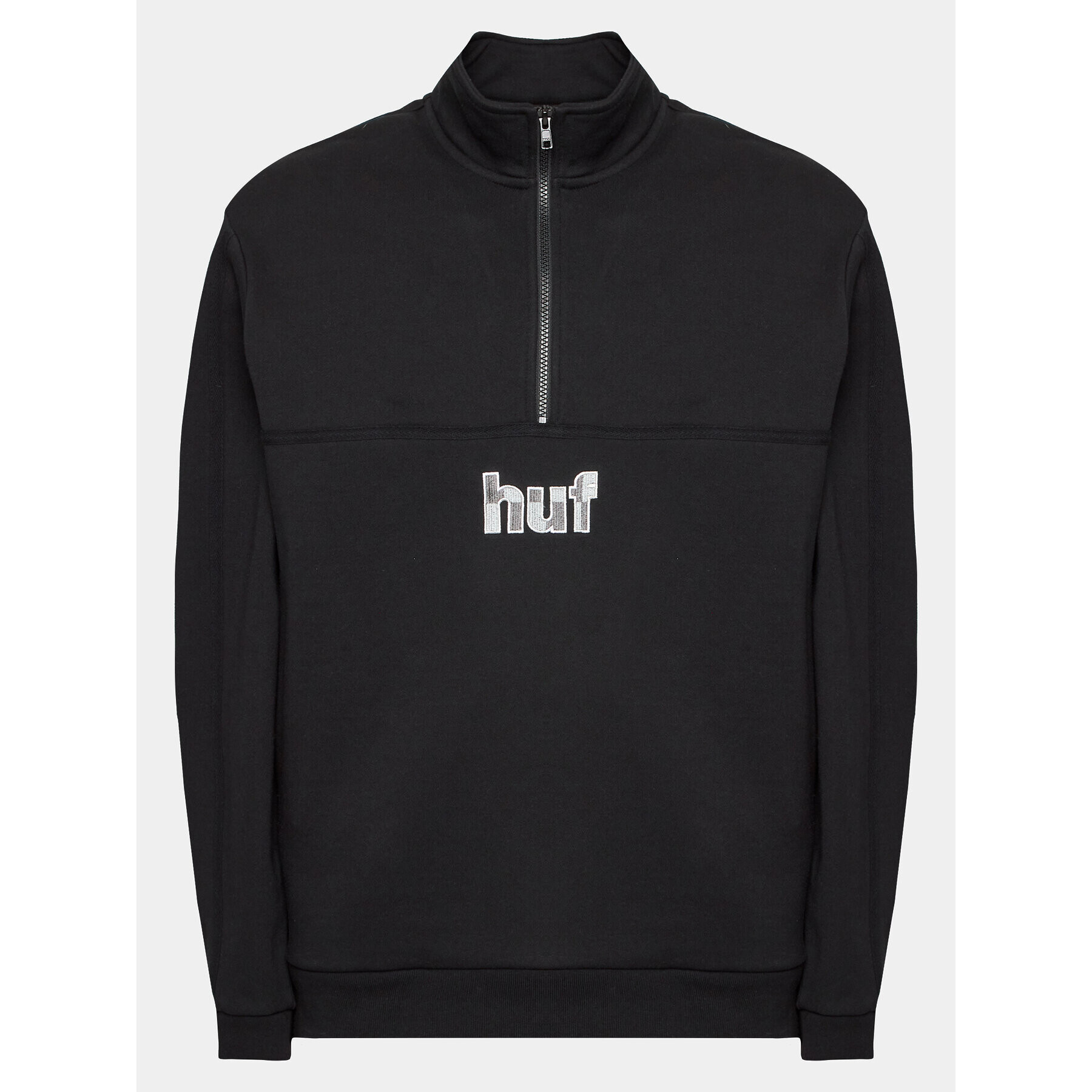 HUF Mikina Split FL00194 Černá Regular Fit - Pepit.cz