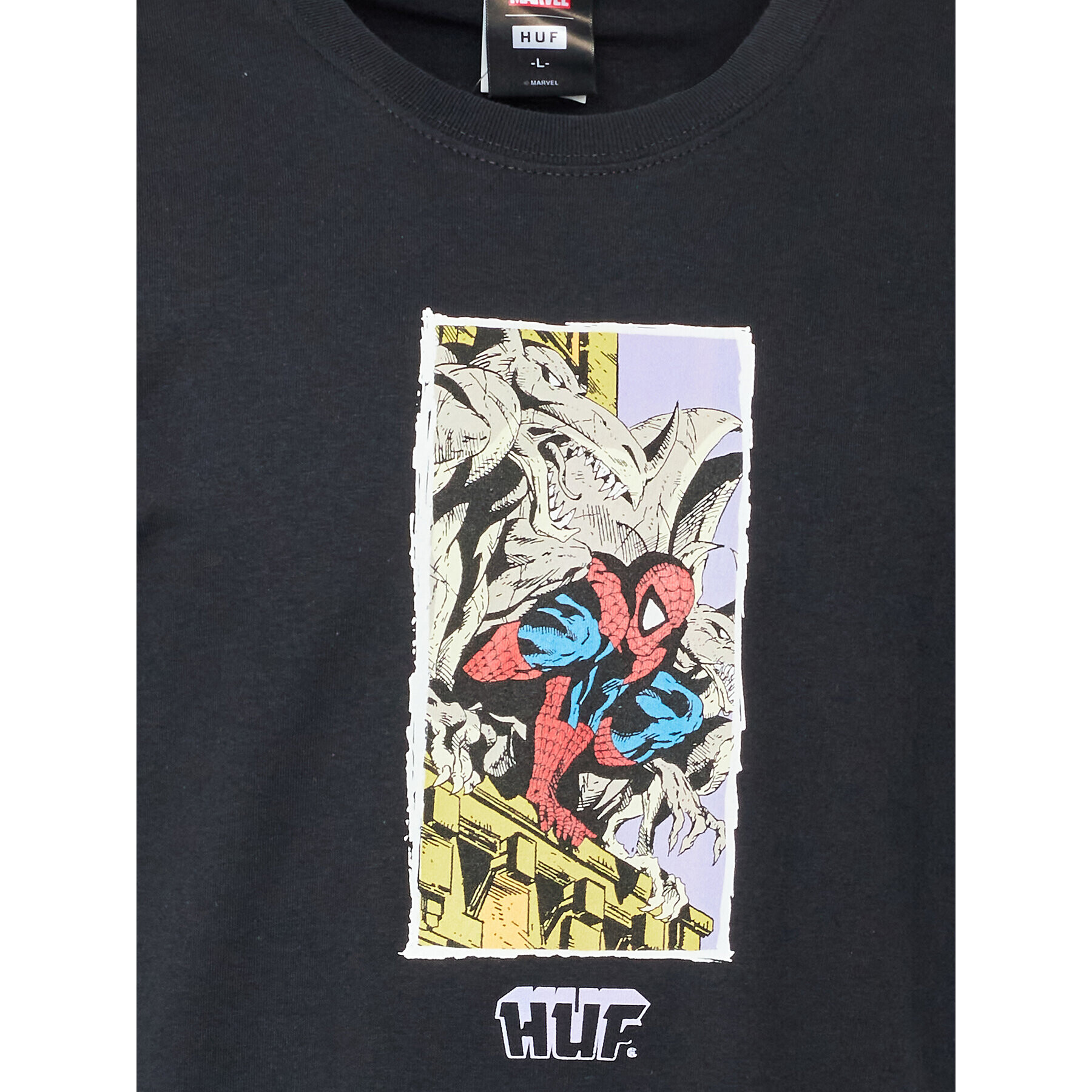 HUF T-Shirt MARVEL Moody TS02057 Černá Regular Fit - Pepit.cz