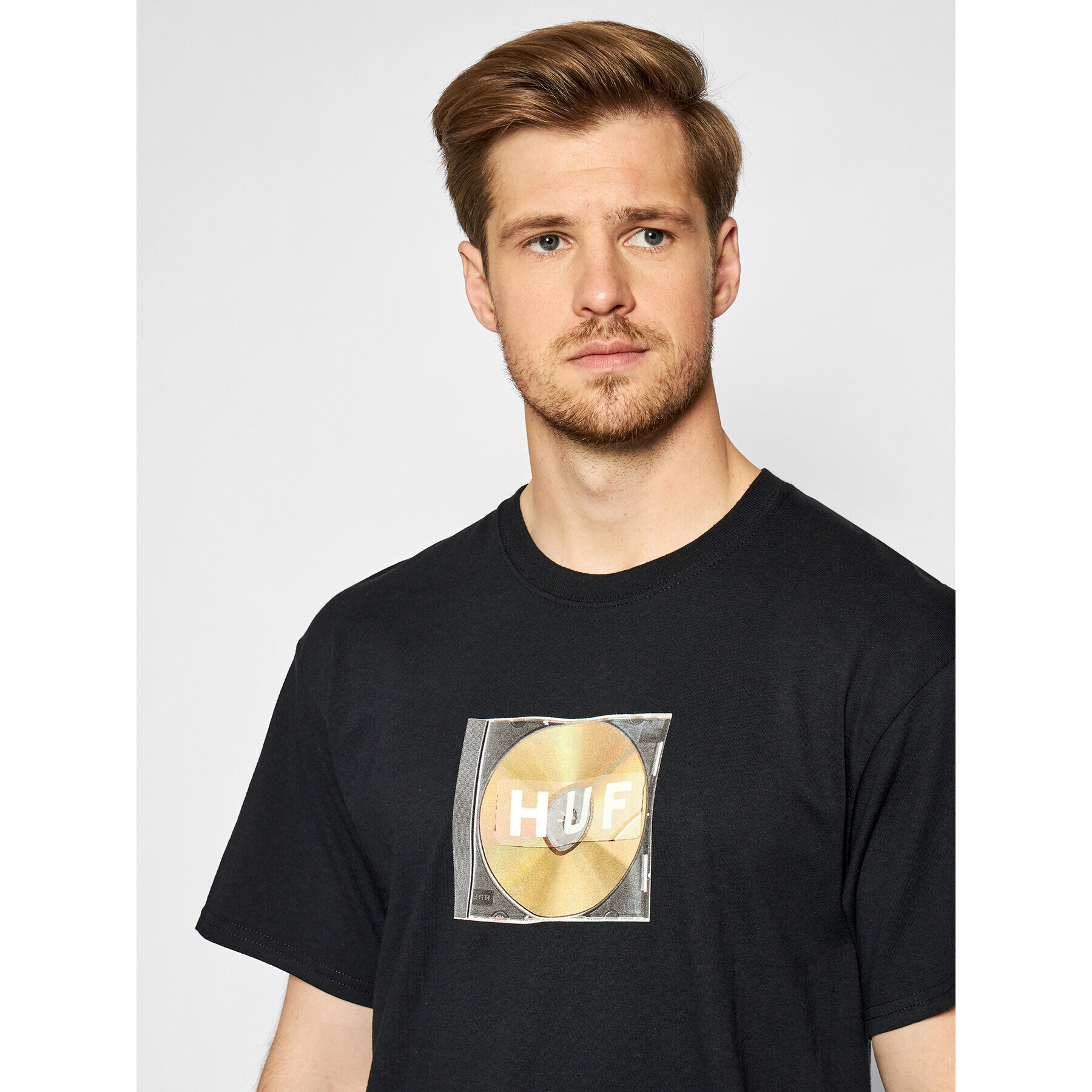 HUF T-Shirt Mix Box Logo TS01343 Černá Regular Fit - Pepit.cz