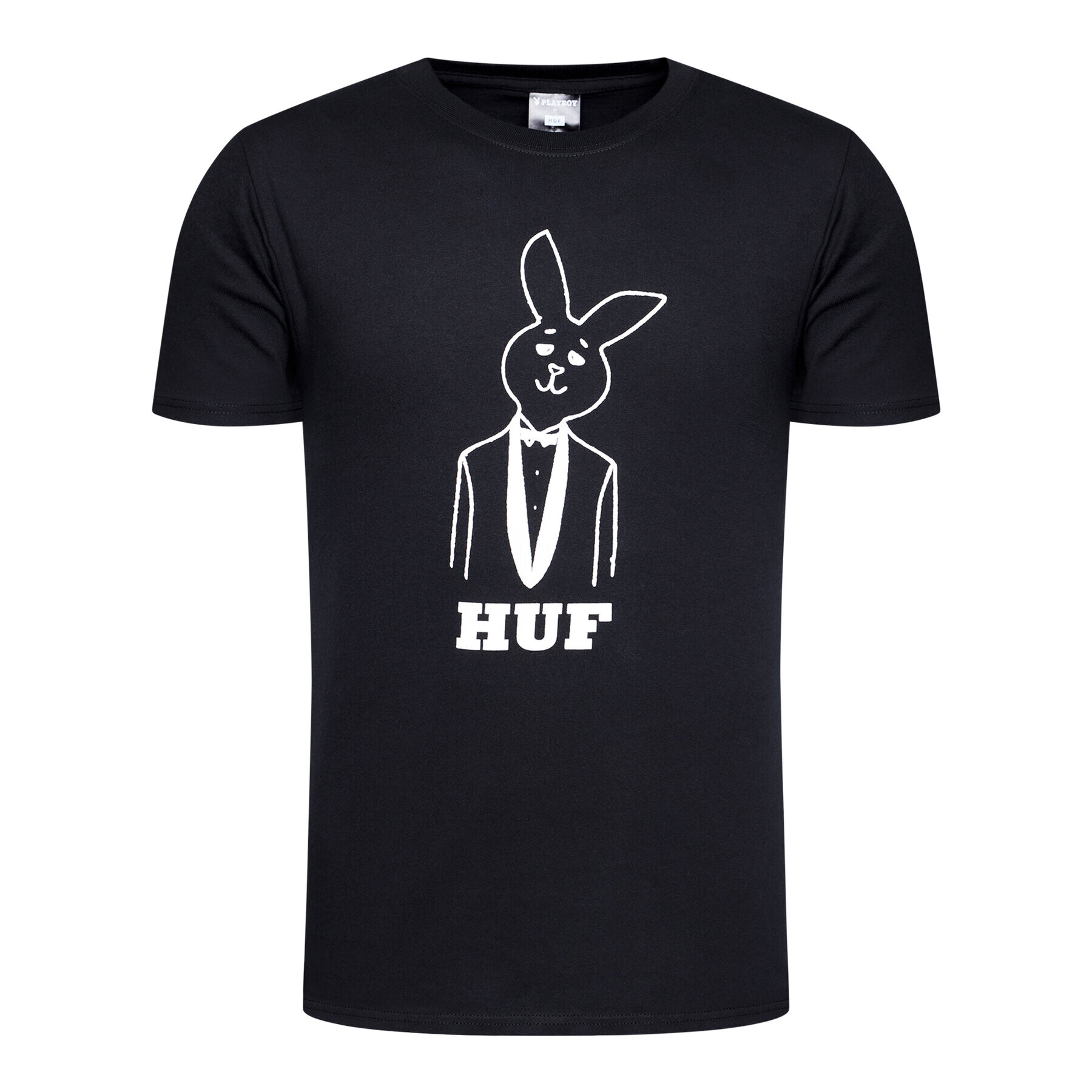 HUF T-Shirt PLAYBOY Mr Playboy TS01467 Černá Regular Fit - Pepit.cz