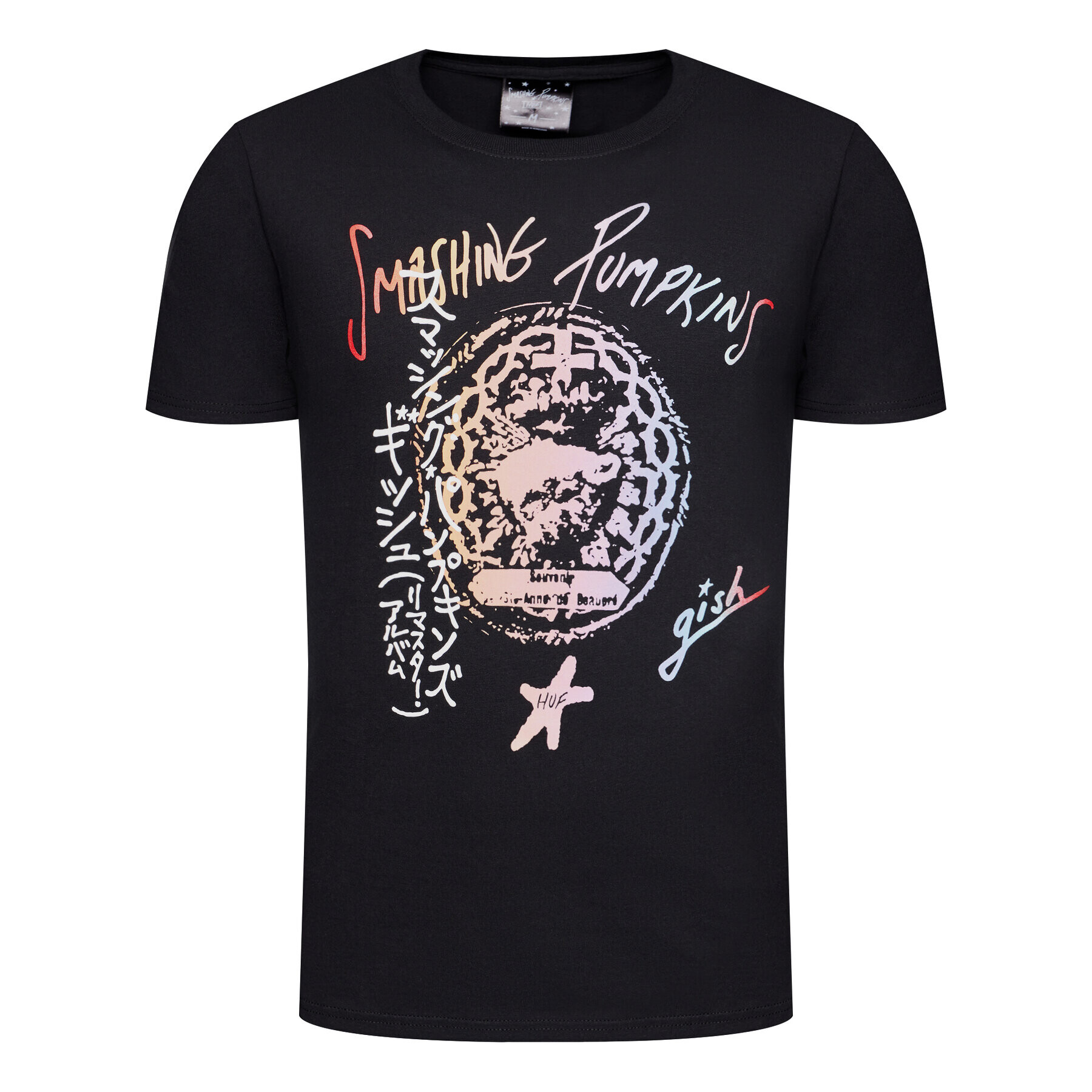 HUF T-Shirt THE SMASHING PUMPKINS Gish Tee TS01403 Černá Regular Fit - Pepit.cz