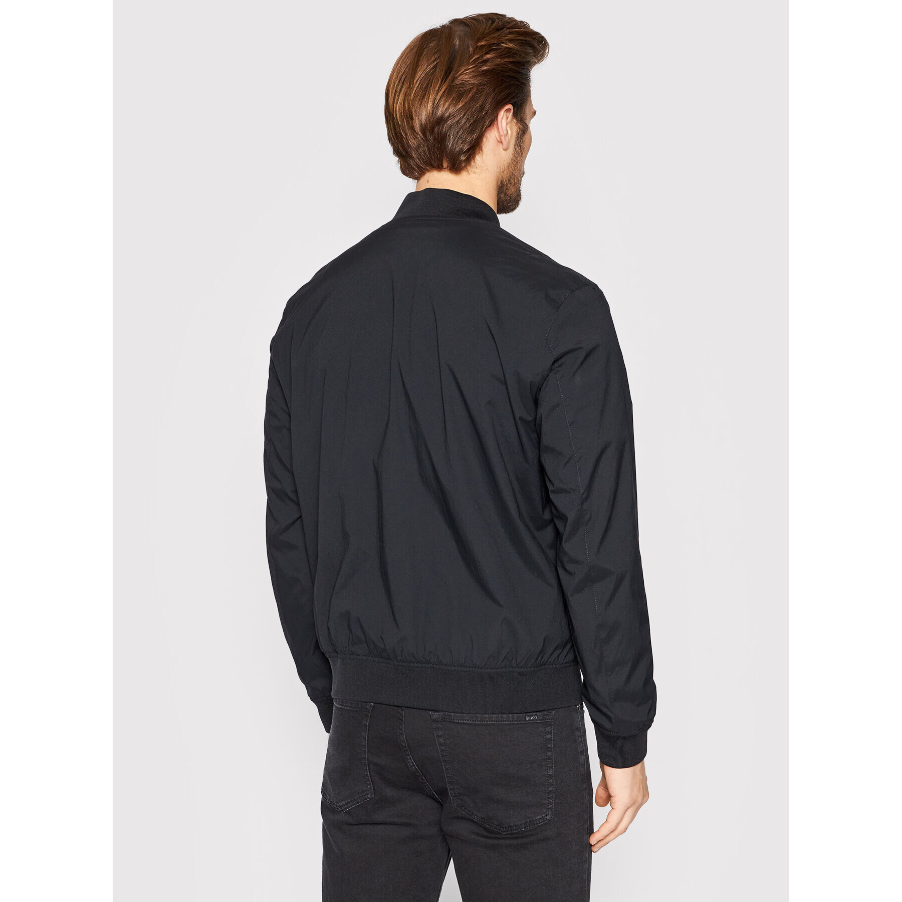 Hugo Bunda bomber Balvin2231 50471363 Černá Slim Fit - Pepit.cz