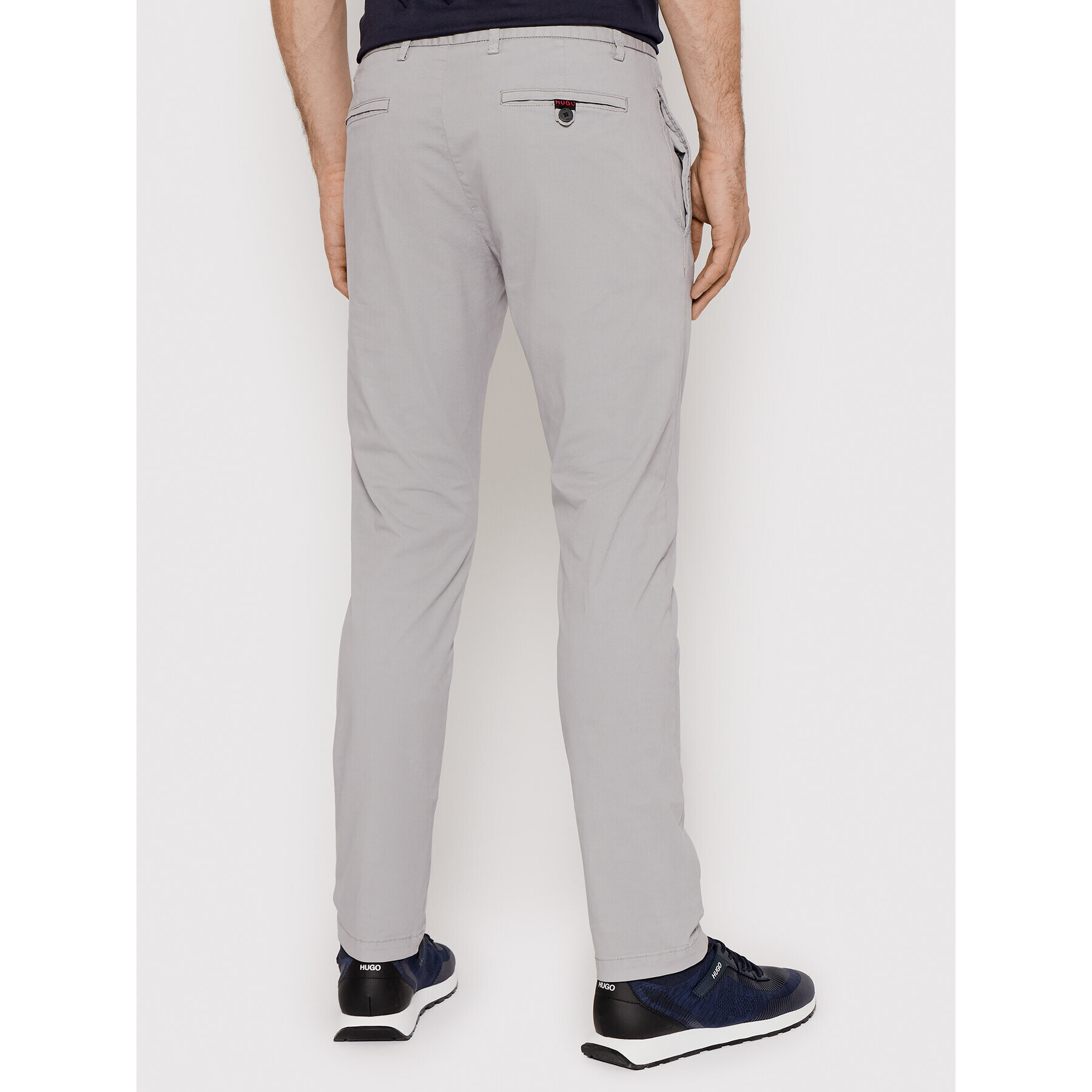 Hugo Chino kalhoty David204D 50437976 Šedá Slim Fit - Pepit.cz