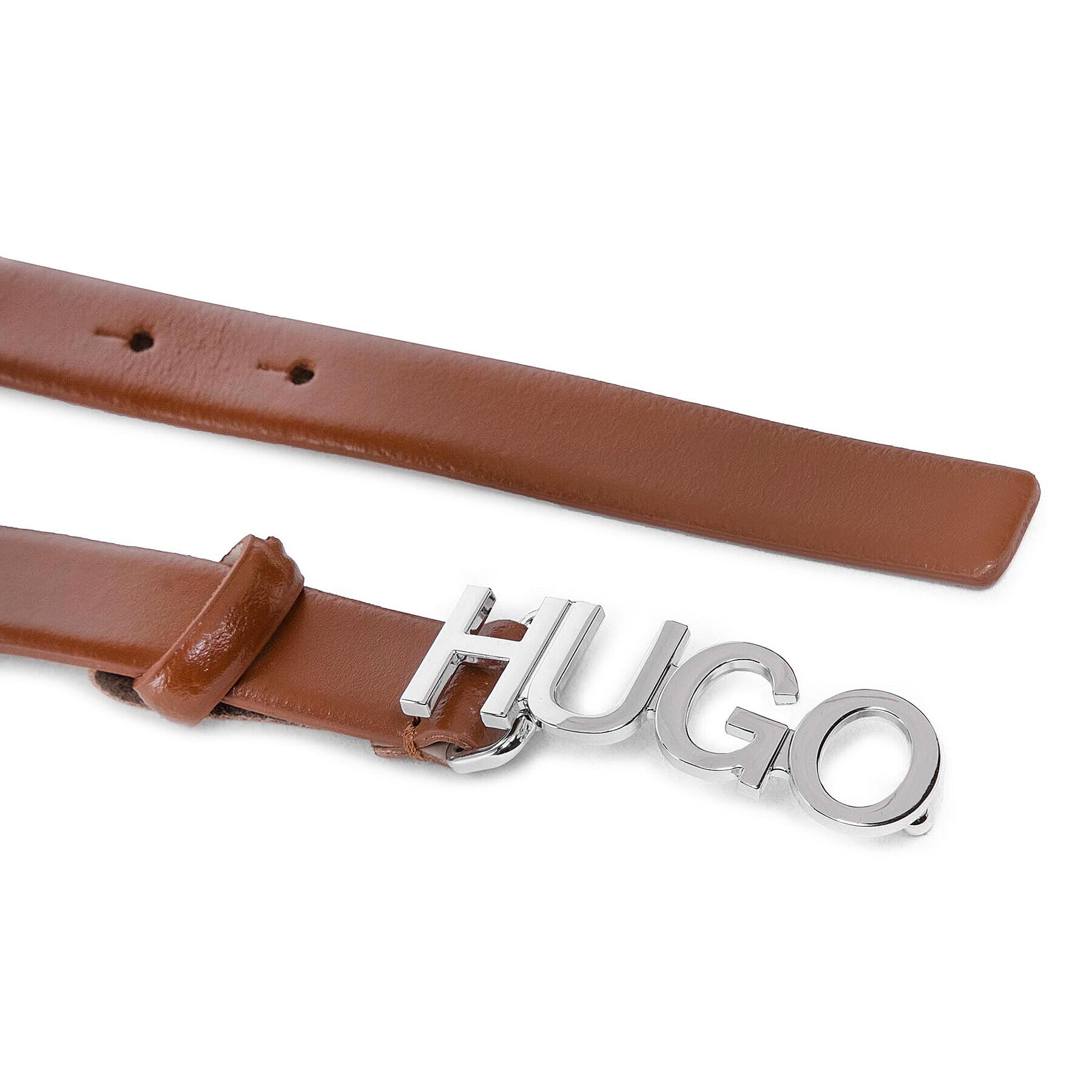 Hugo Dámský pásek Zula Belt 2 Cm 50441986 10197802 01 Hnědá - Pepit.cz