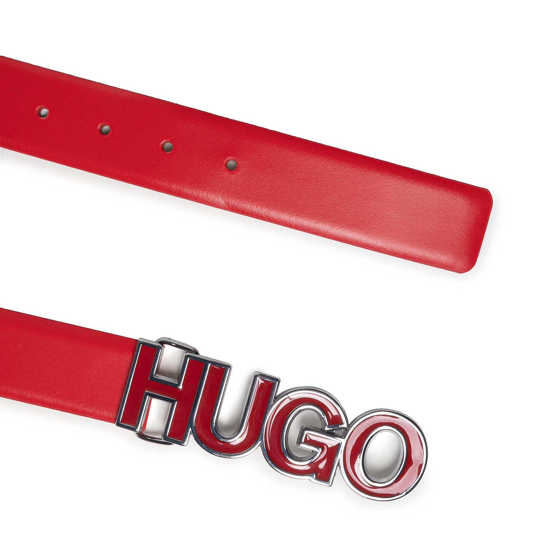 Hugo Dámský pásek Zula Belt 3.5Cm N 50462041 Červená - Pepit.cz