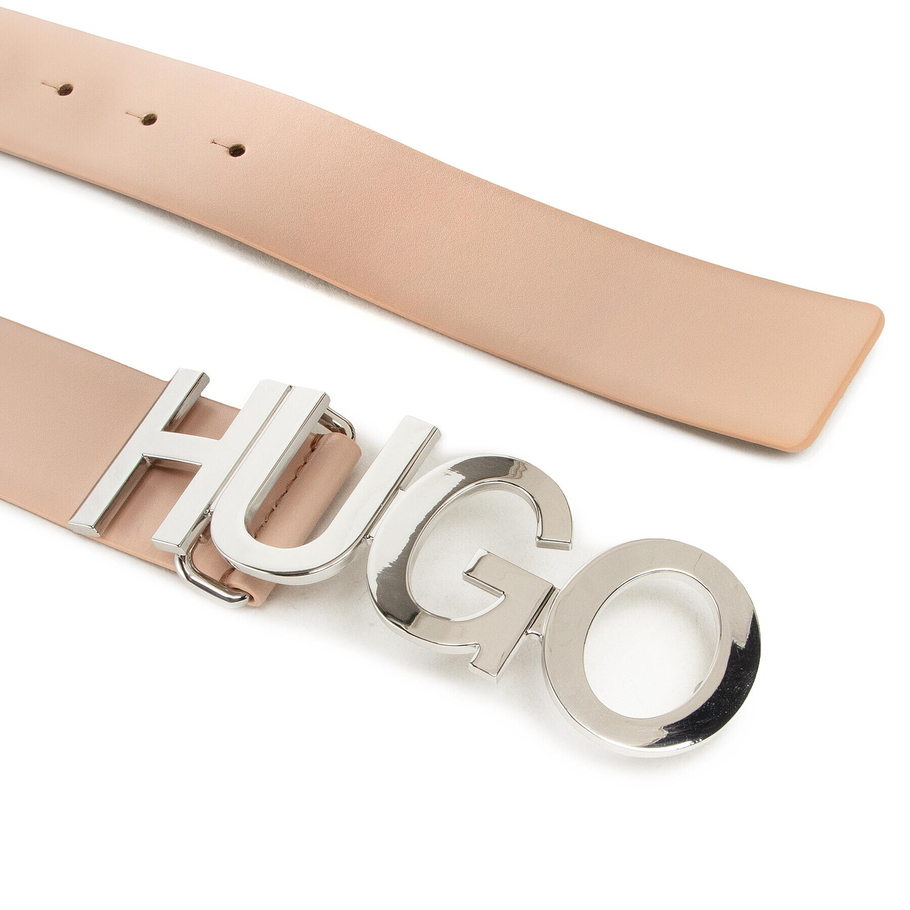 Hugo Dámský pásek Zula Belt 4 Cm 50391327 Béžová - Pepit.cz