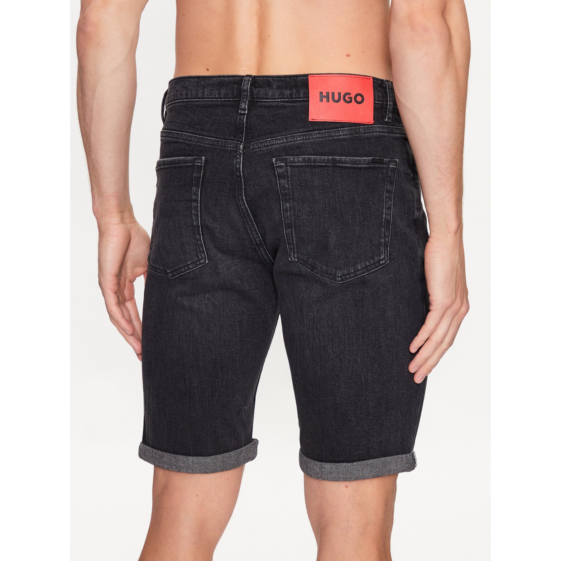 Hugo Džínové šortky 50489779 Šedá Tapered Fit - Pepit.cz