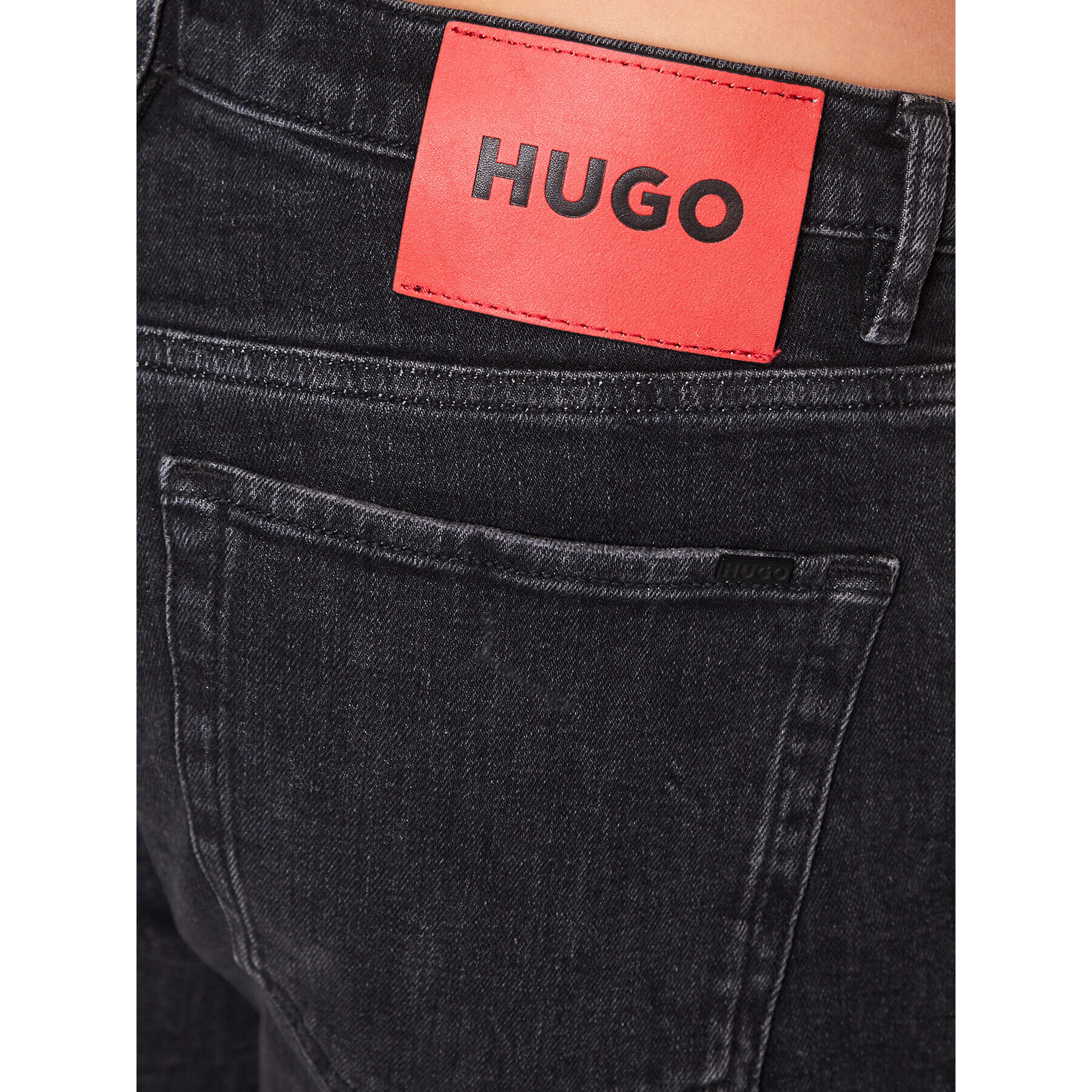 Hugo Džínové šortky 50489779 Šedá Tapered Fit - Pepit.cz