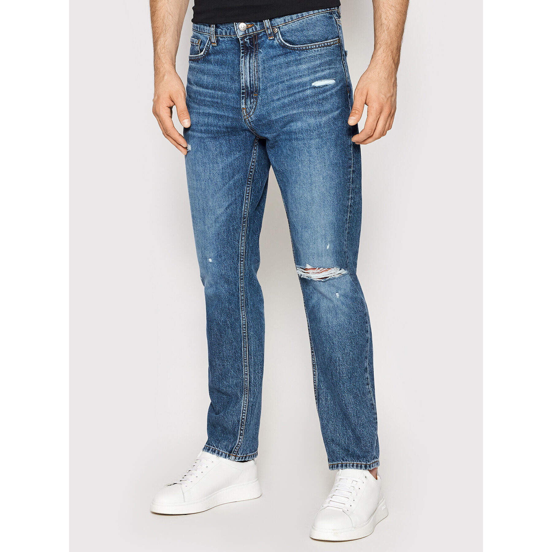 Hugo Jeansy 50466700 Modrá Regular Fit - Pepit.cz