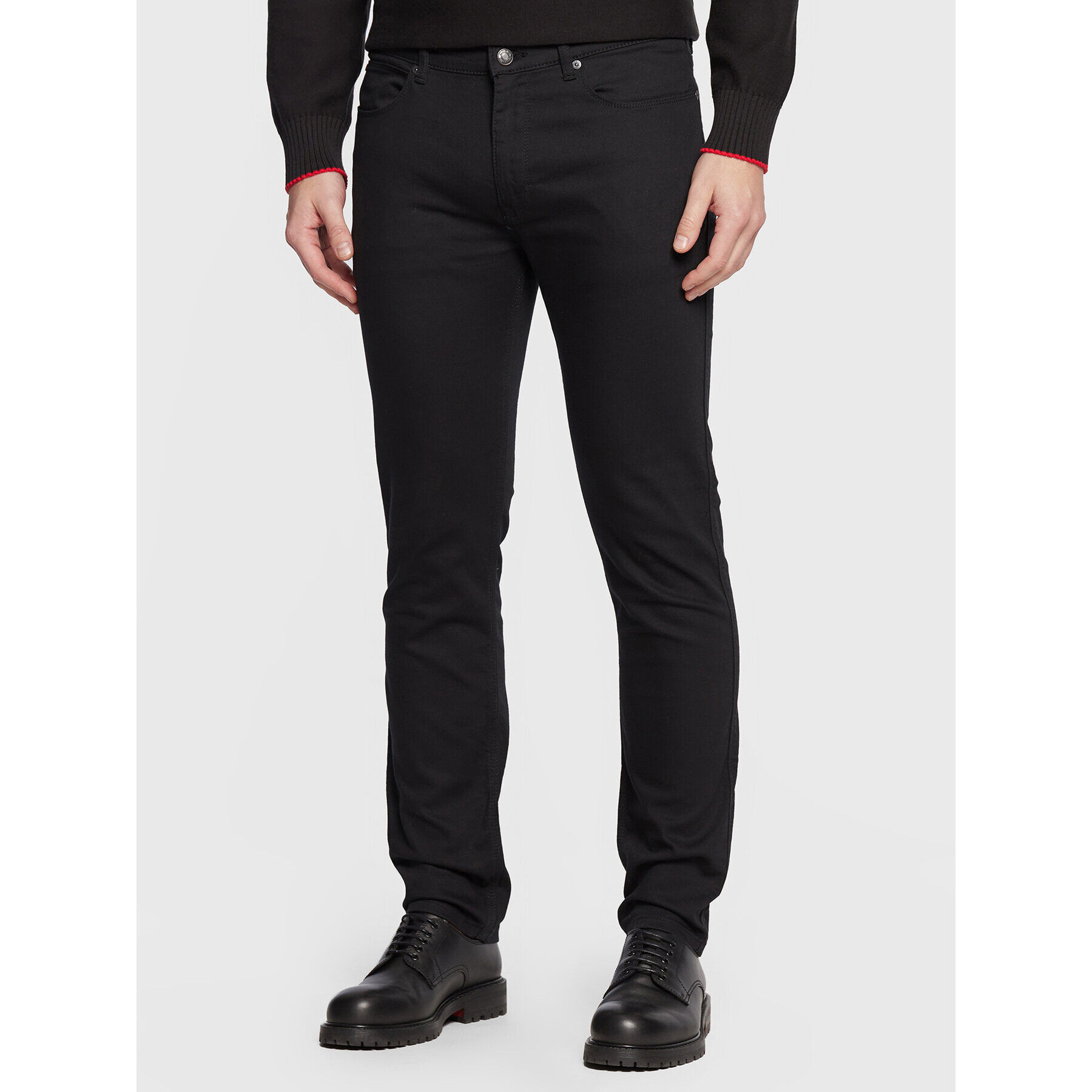 Hugo Jeansy 50481814 Černá Slim Fit - Pepit.cz