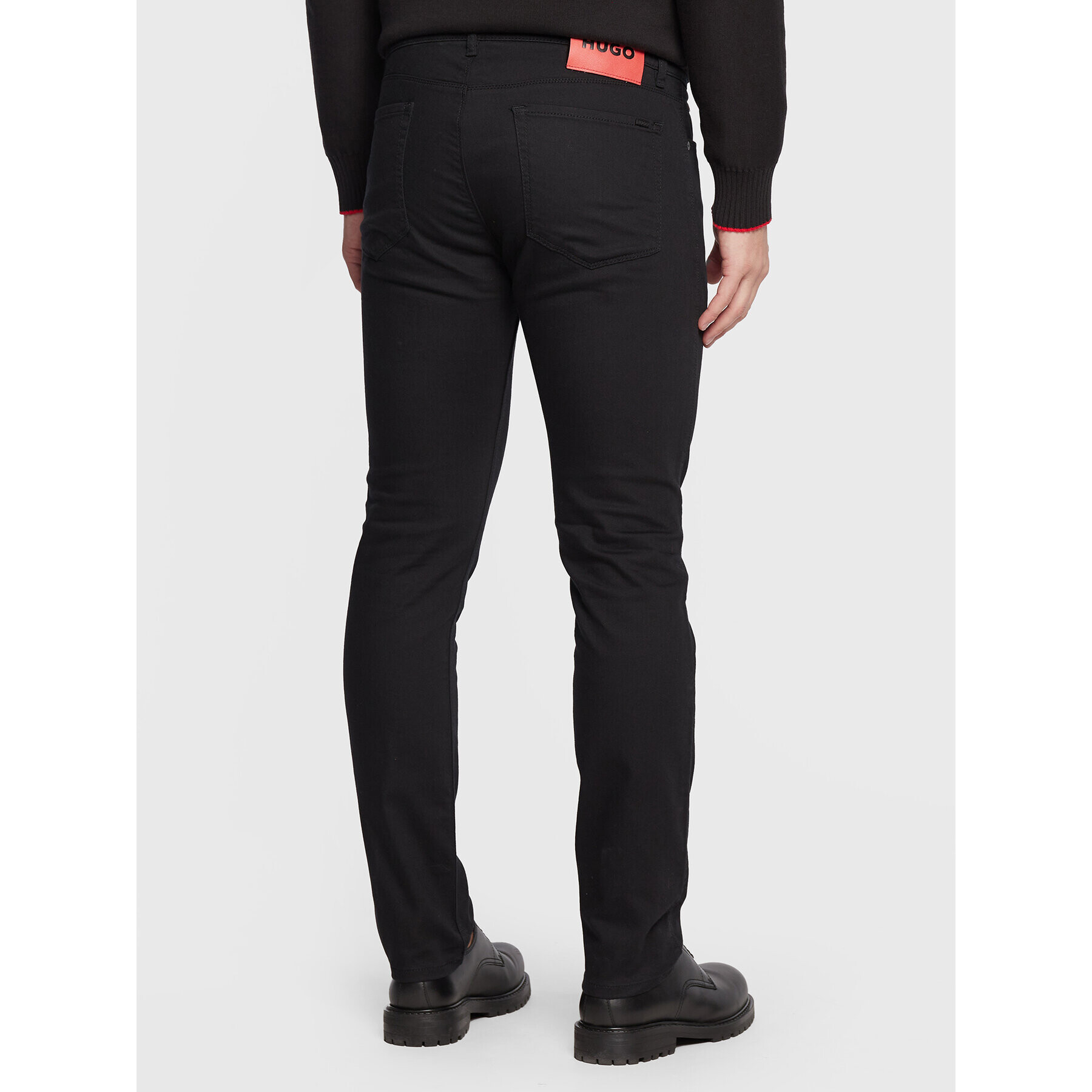 Hugo Jeansy 50481814 Černá Slim Fit - Pepit.cz