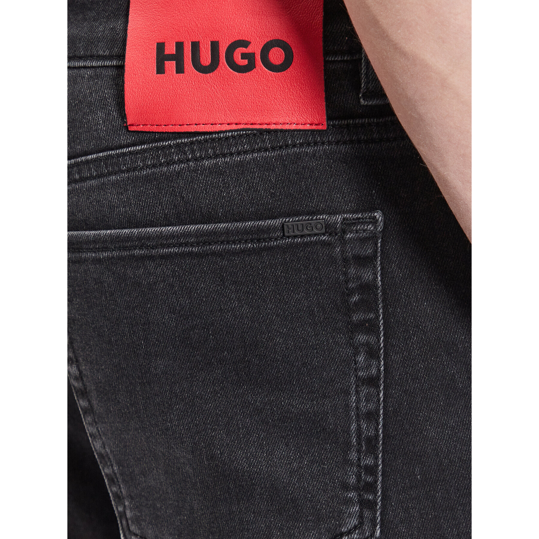 Hugo Jeansy 50482139 Šedá Tapered Fit - Pepit.cz