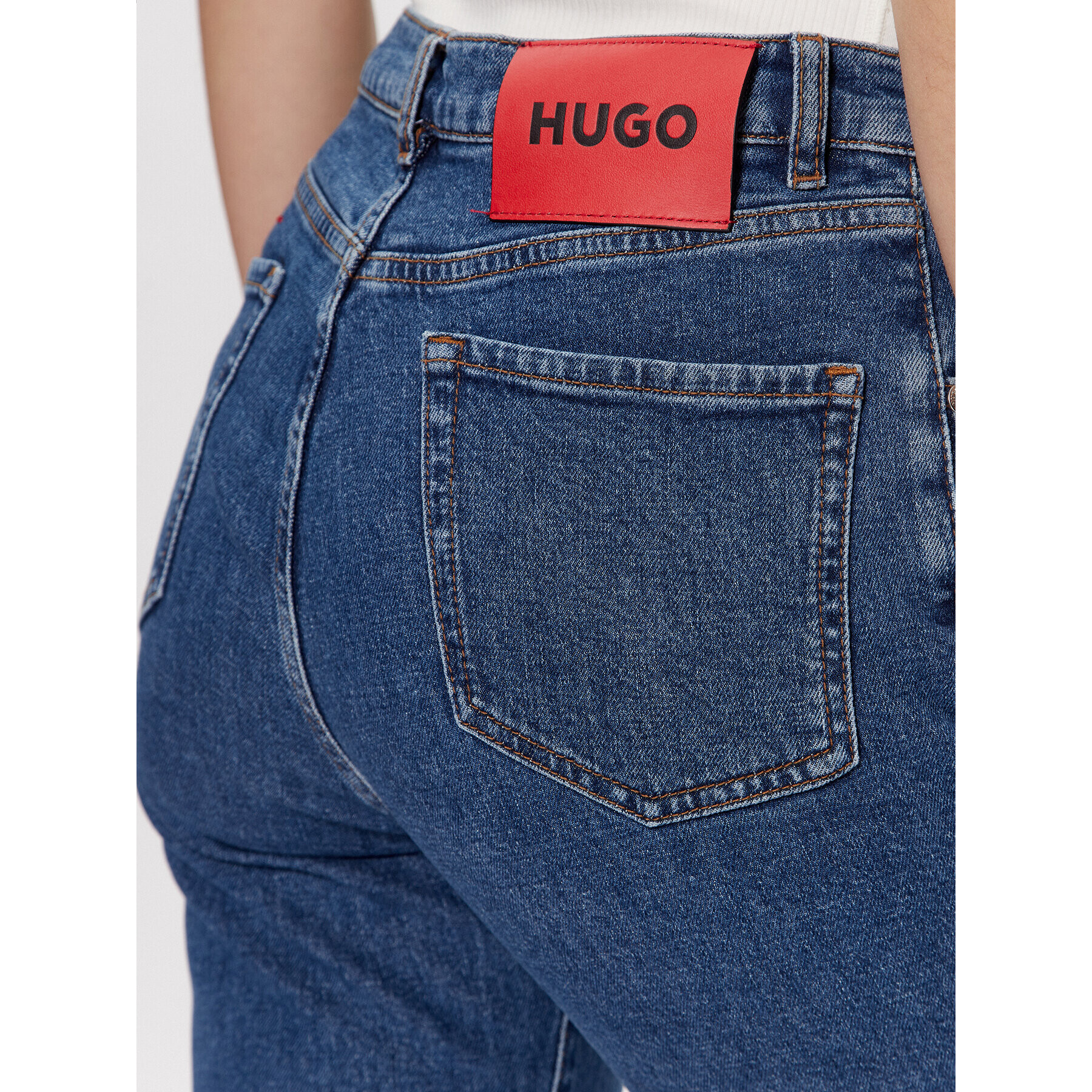 Hugo Jeansy 50482440 Modrá Slim Fit - Pepit.cz