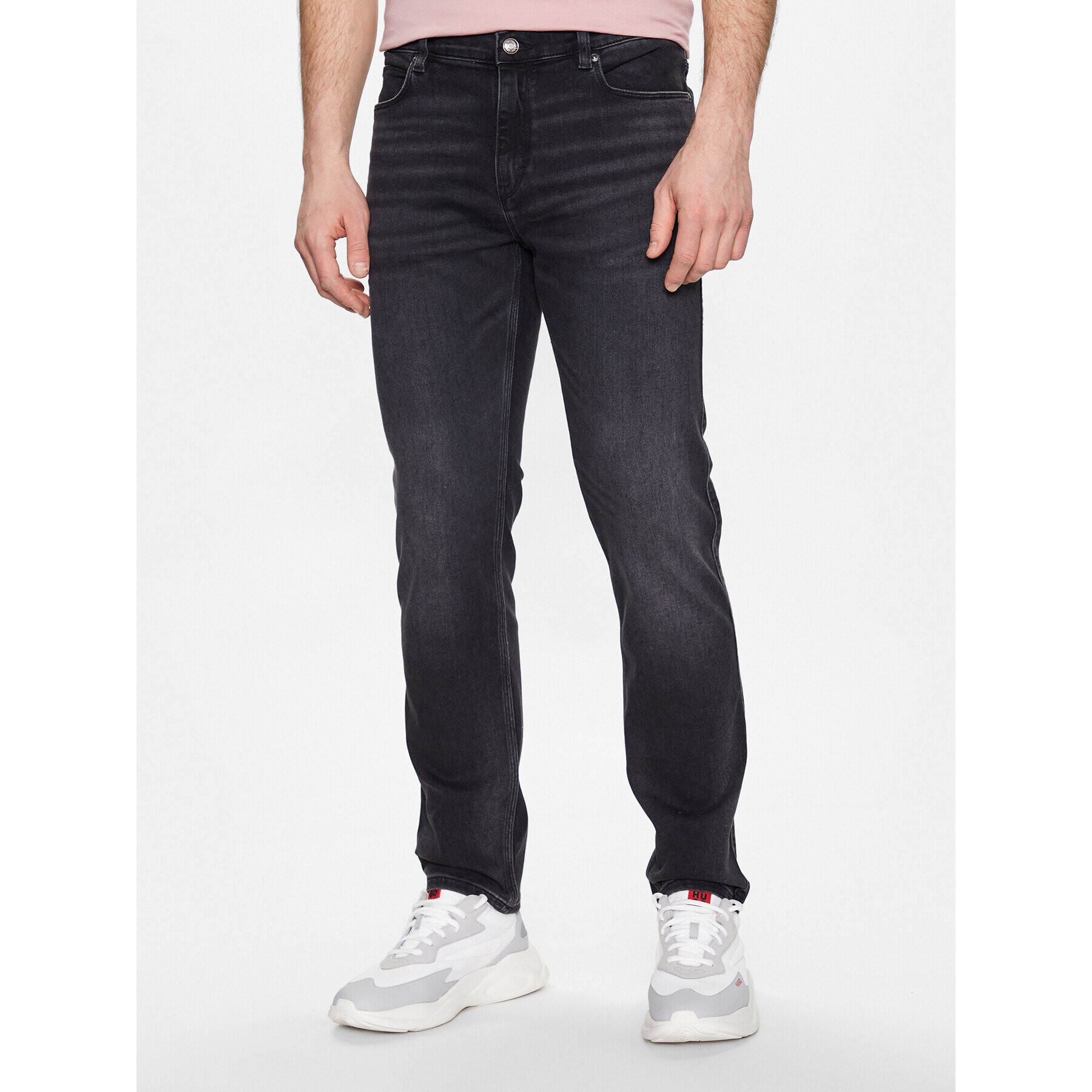 Hugo Jeansy 50483878 Šedá Slim Fit - Pepit.cz