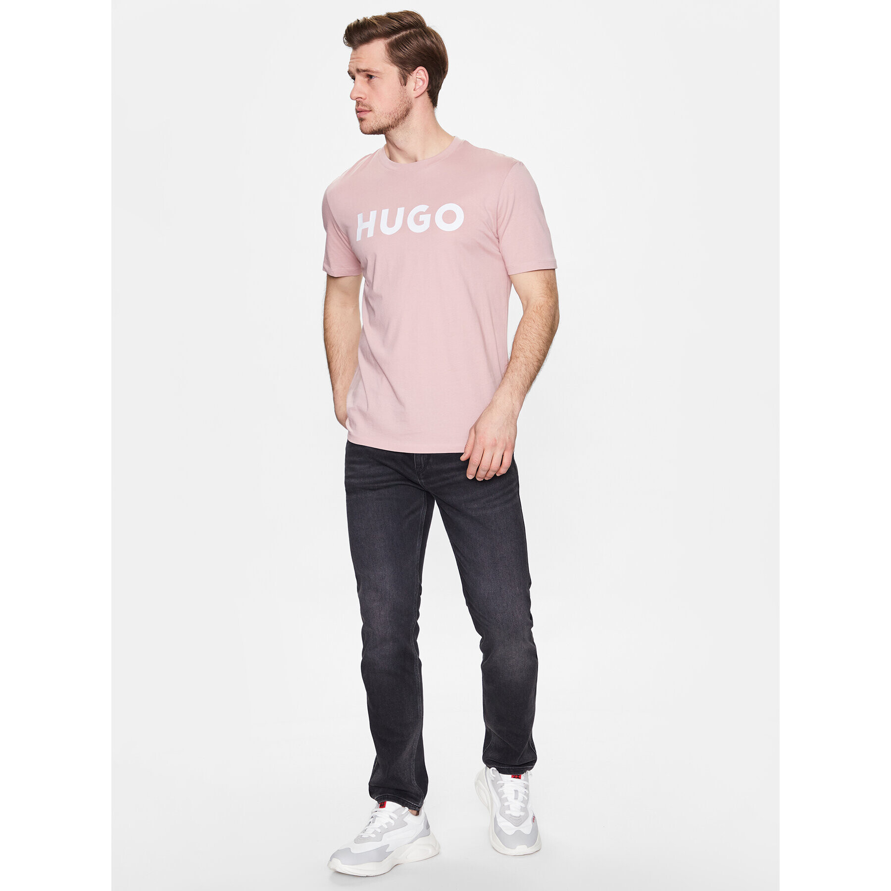 Hugo Jeansy 50483878 Šedá Slim Fit - Pepit.cz