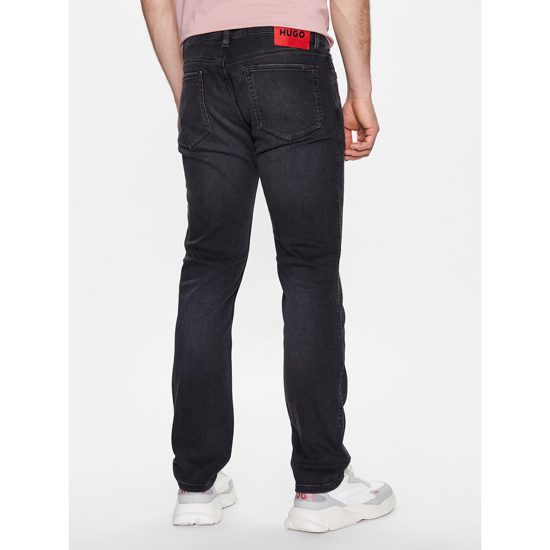 Hugo Jeansy 50483878 Šedá Slim Fit - Pepit.cz