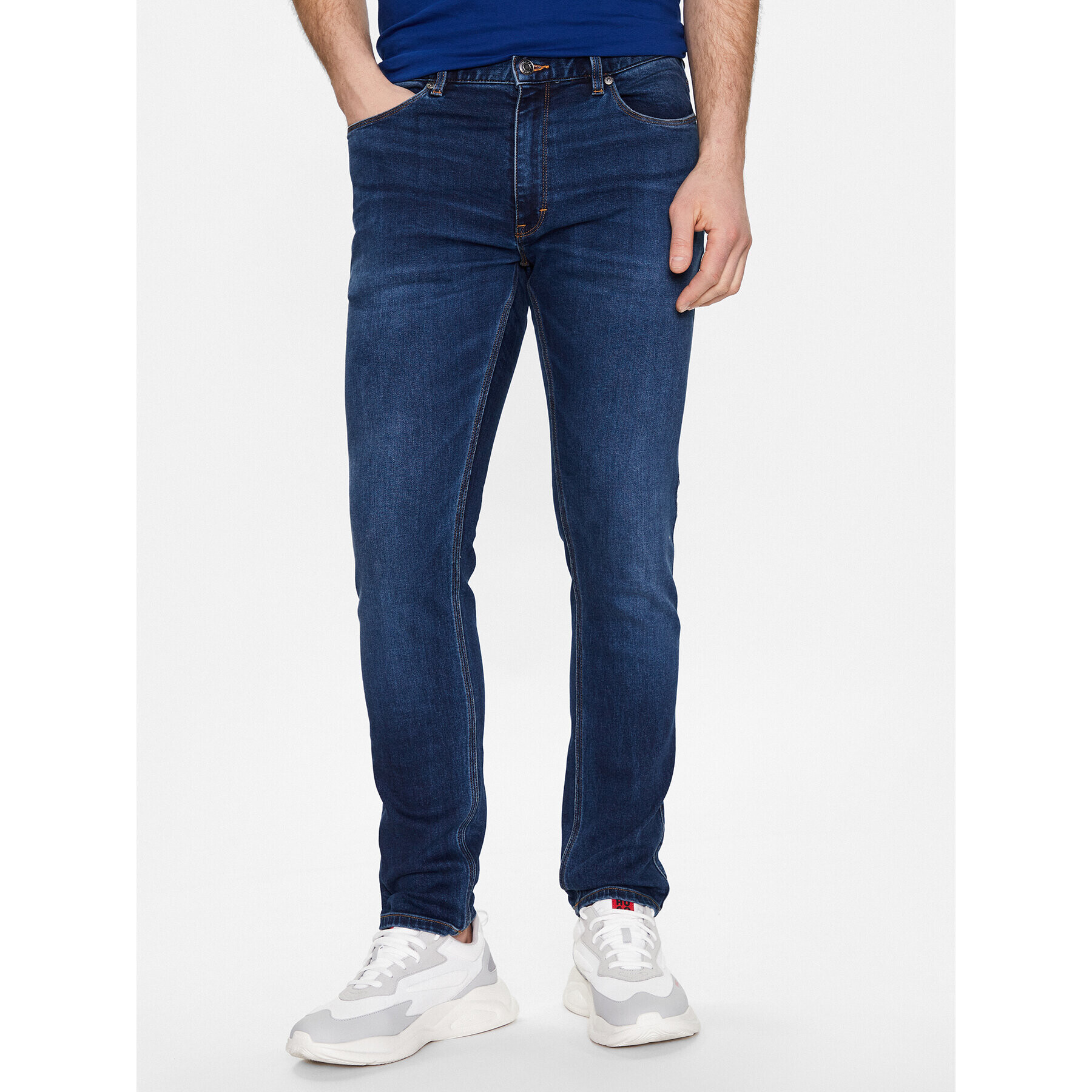 Hugo Jeansy 50483971 Modrá Extra Slim Fit - Pepit.cz