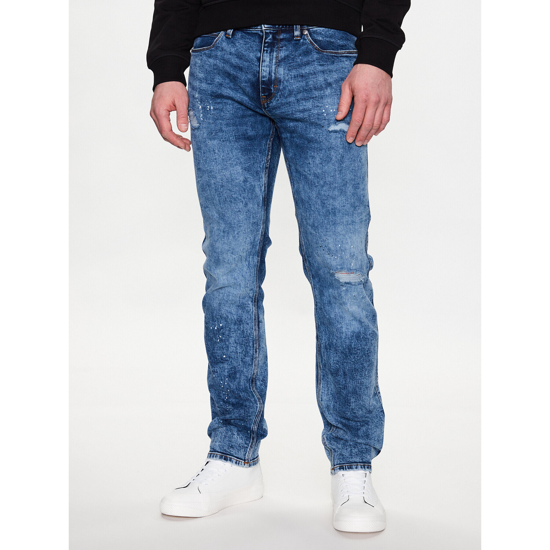 Hugo Jeansy 50483972 Modrá Slim Fit - Pepit.cz