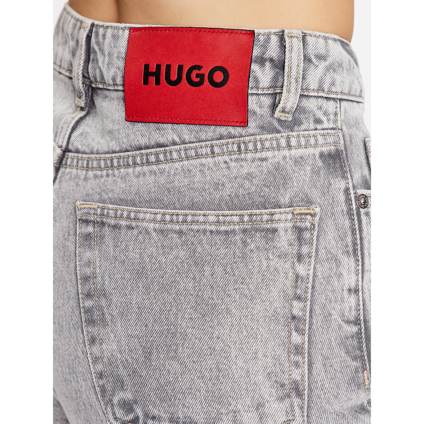 Hugo Jeansy 50485789 Šedá Relaxed Fit - Pepit.cz