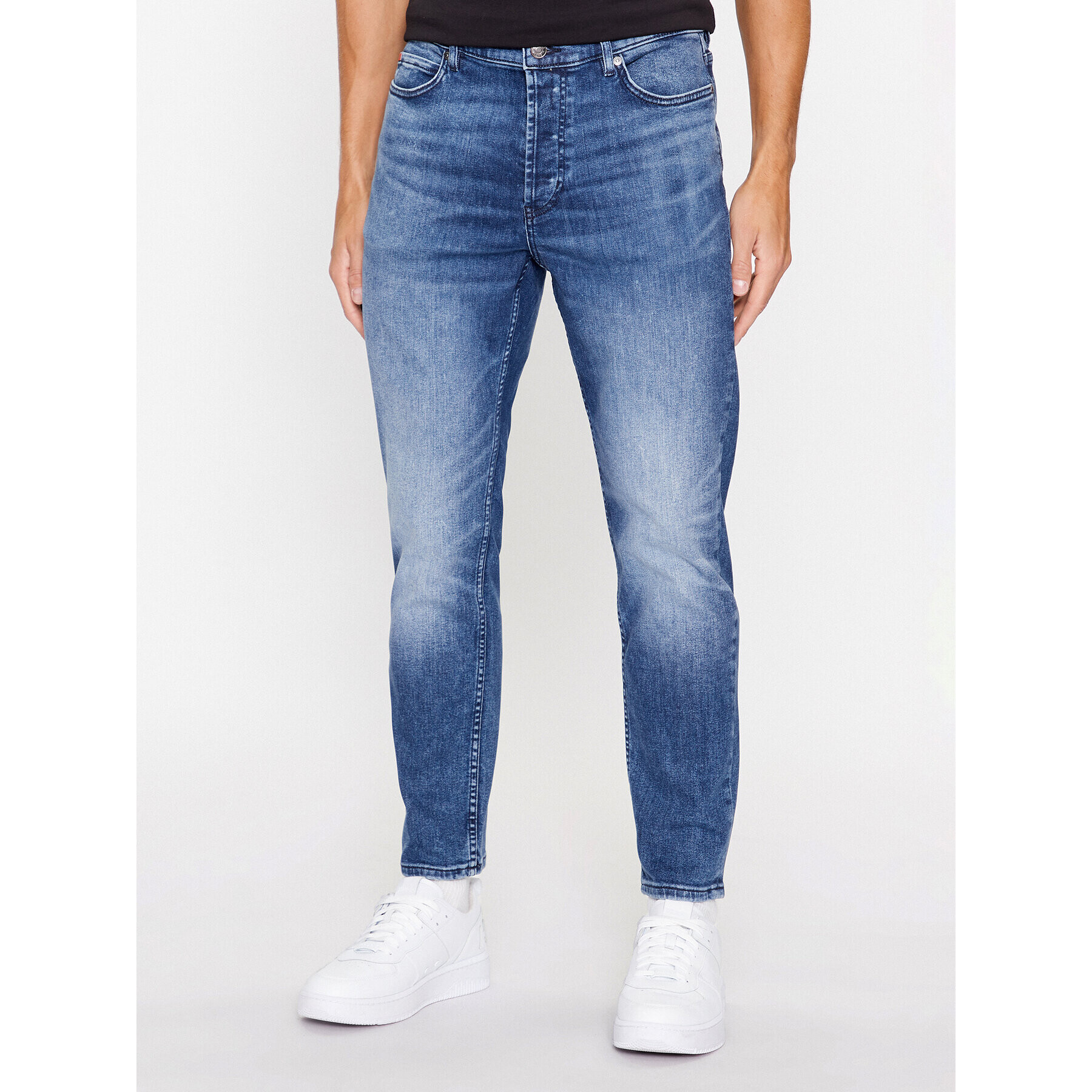 Hugo Jeansy 50495504 Modrá Tapered Fit - Pepit.cz