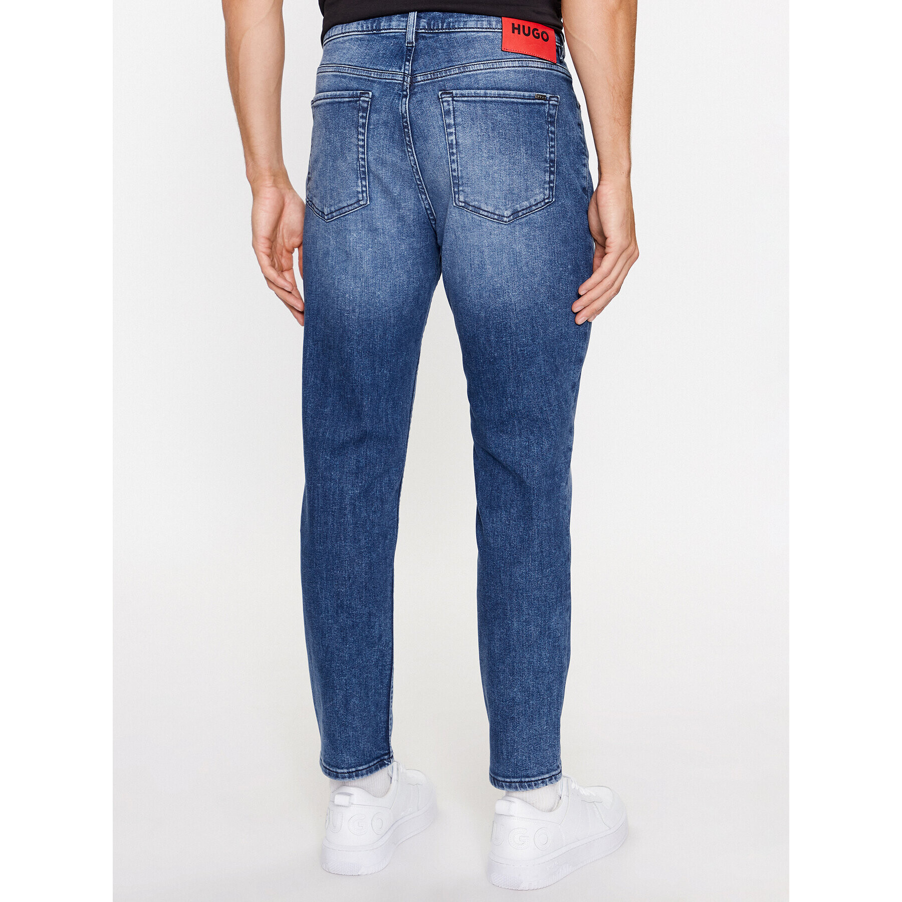 Hugo Jeansy 50495504 Modrá Tapered Fit - Pepit.cz