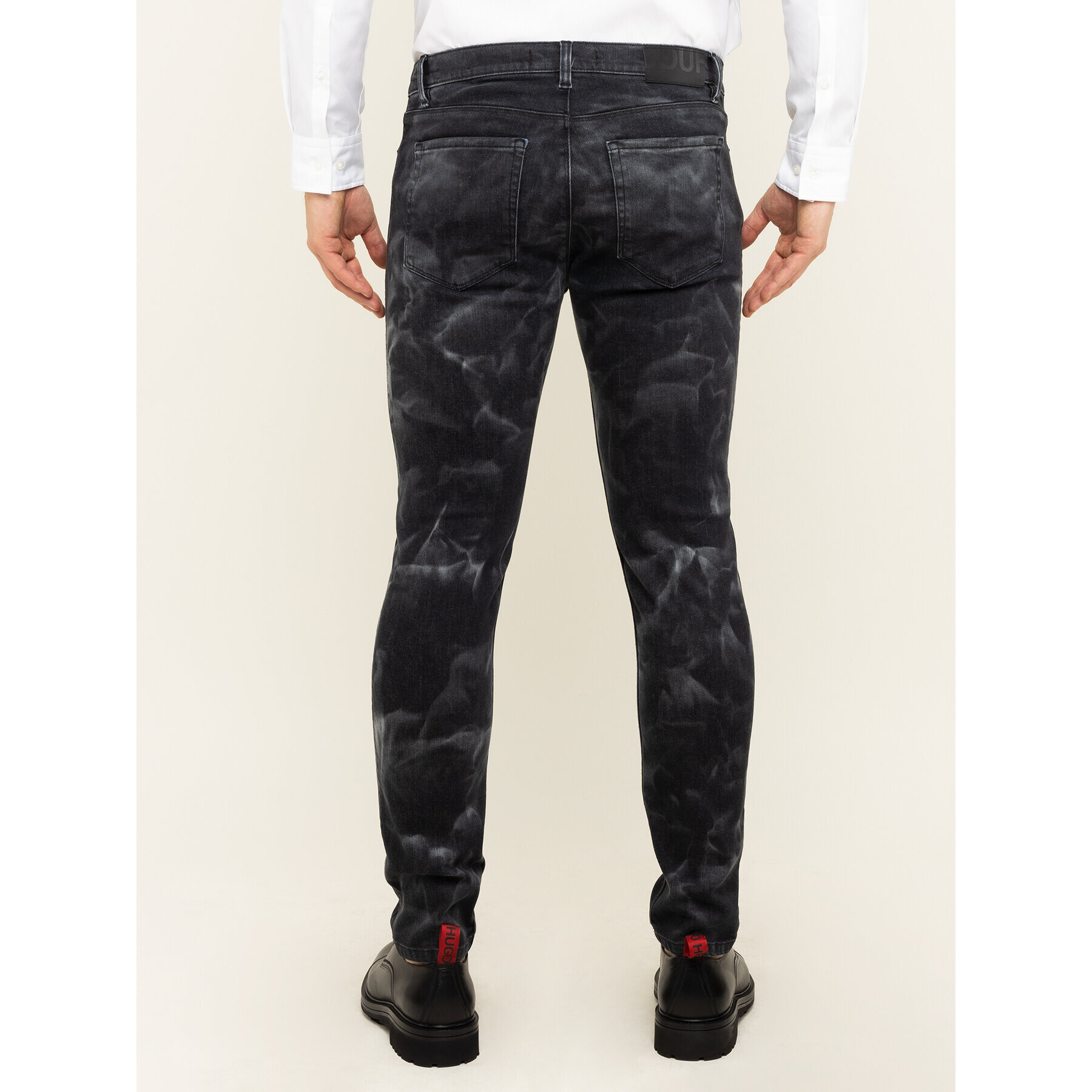 Hugo Jeansy 734 50419578 Černá Skinny Fit - Pepit.cz