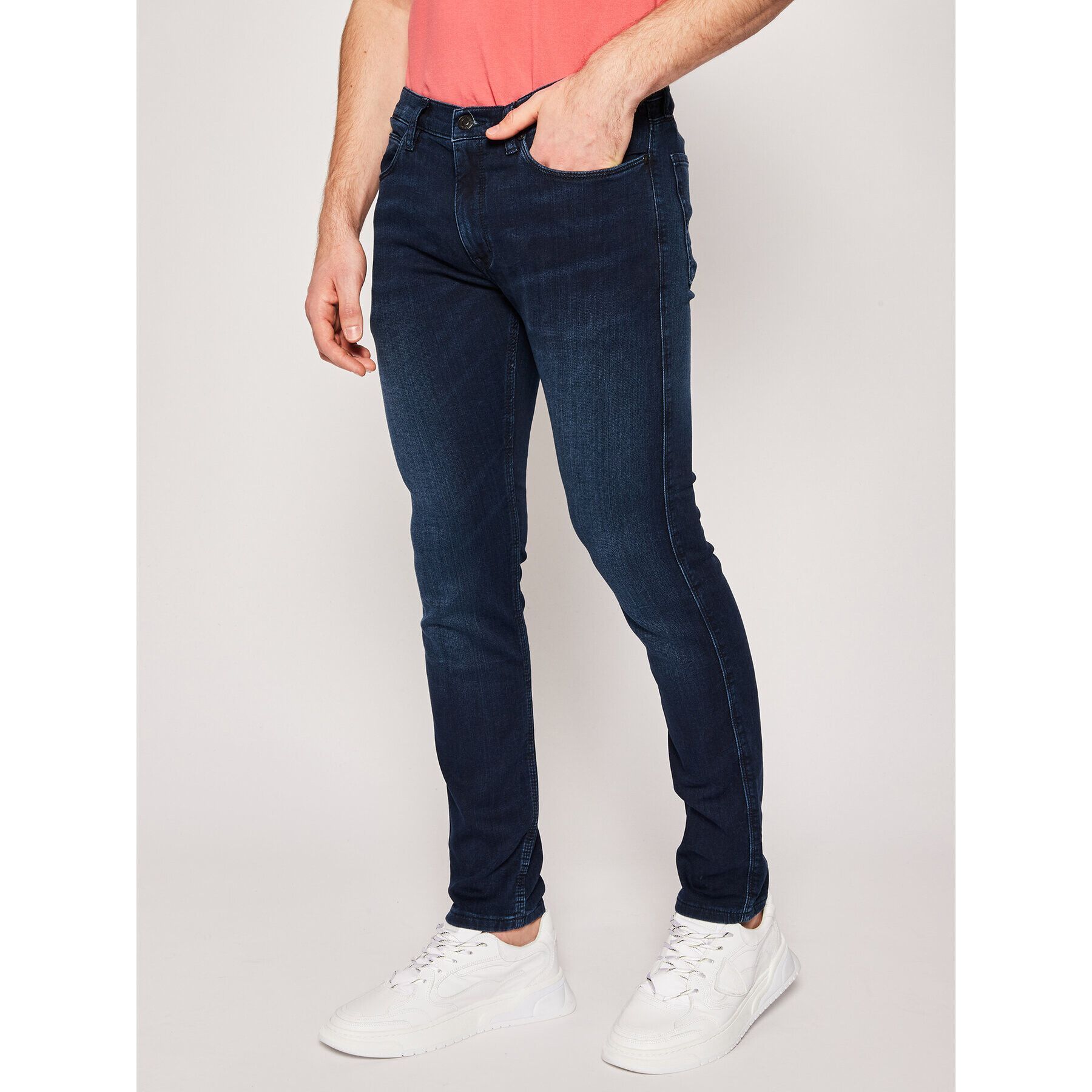 Hugo Jeansy 734 50426677 Tmavomodrá Skinny Fit - Pepit.cz