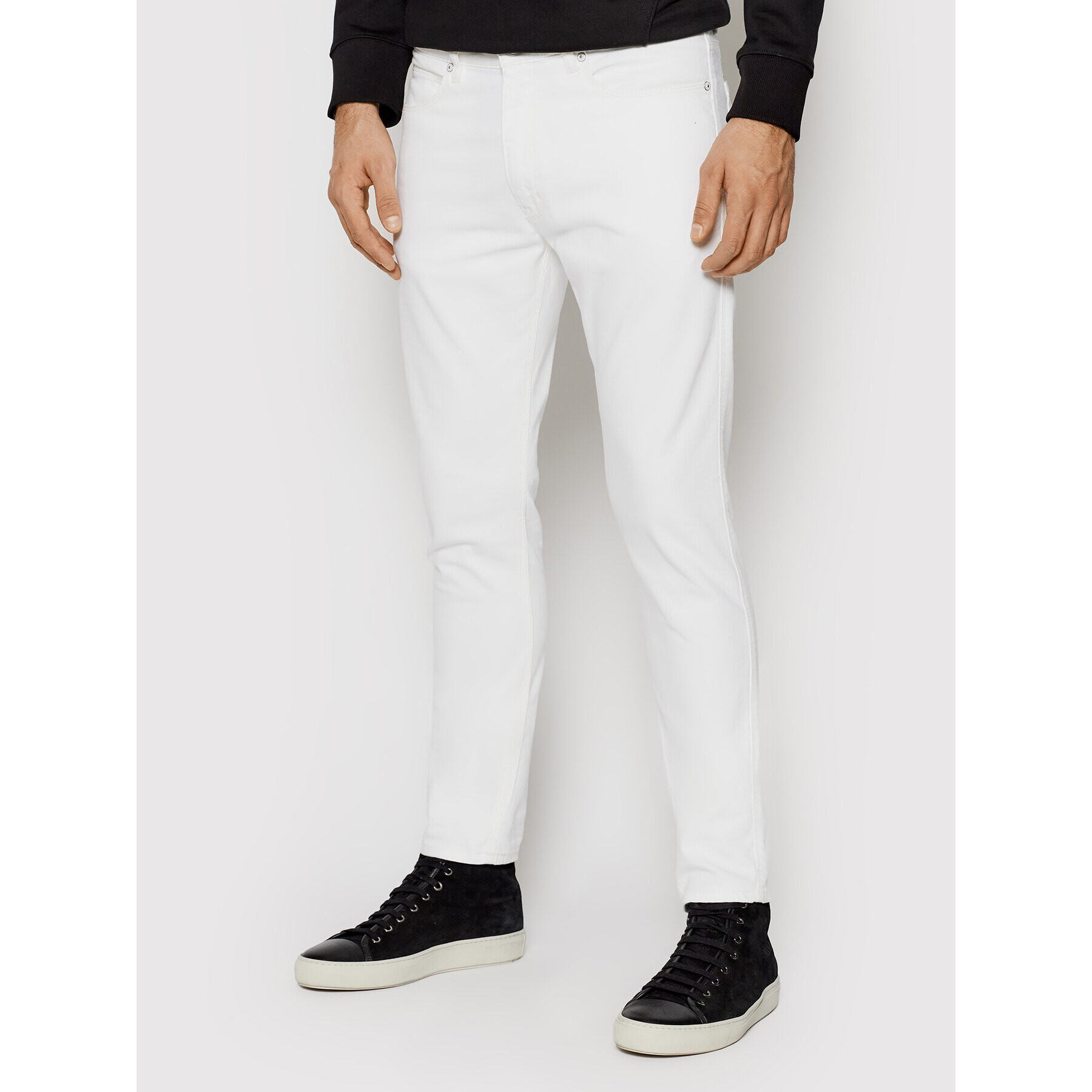 Hugo Jeansy 734 50446977 Bílá Extra Slim Fit - Pepit.cz