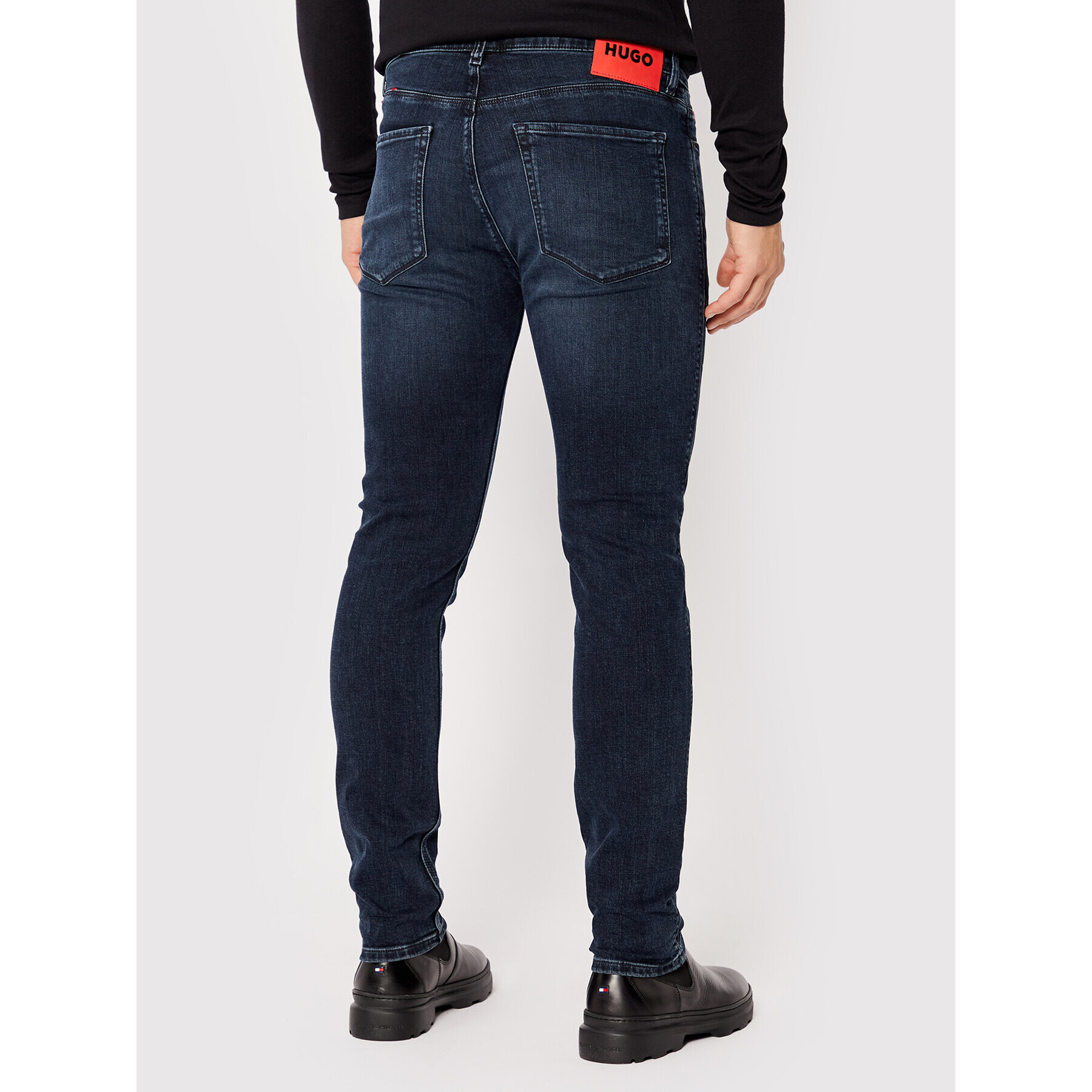 Hugo Jeansy 734 50473862 Tmavomodrá Extra Slim Fit - Pepit.cz