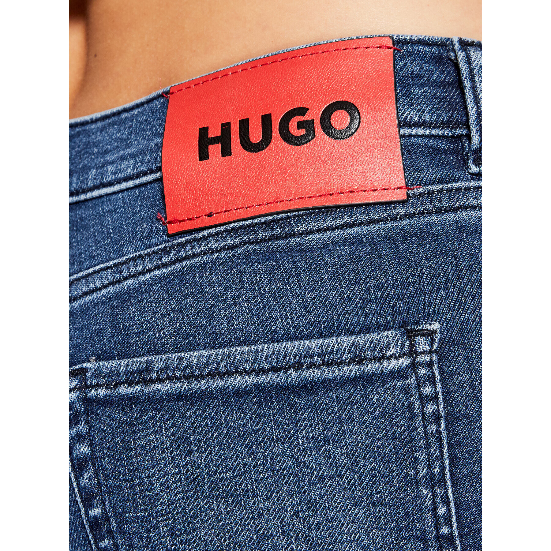 Hugo Jeansy Charlie 50471656 Modrá Skinny Fit - Pepit.cz