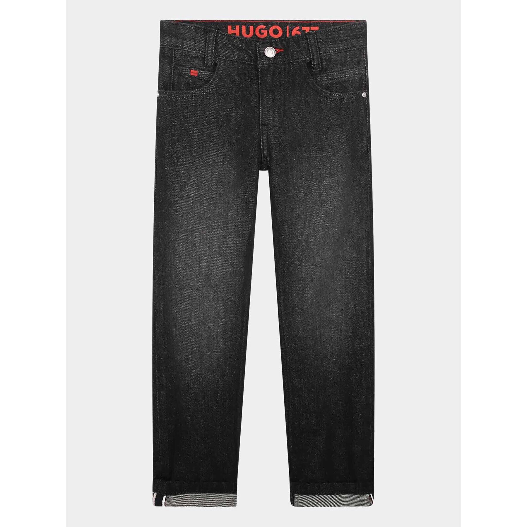 Hugo Jeansy G24142 D Černá Regular Fit - Pepit.cz