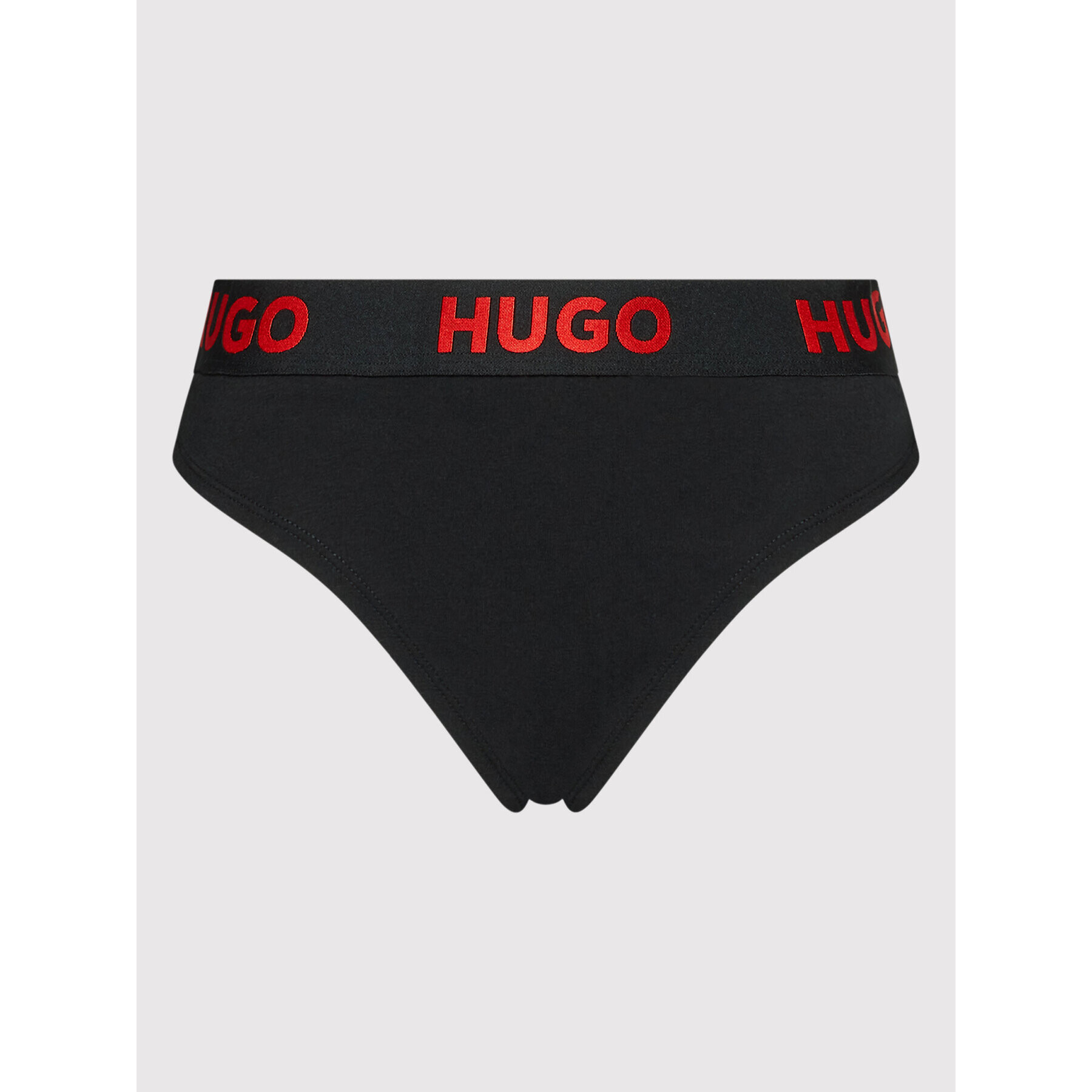 Hugo Kalhotky string Thong Sporty Logo 50469651 Černá - Pepit.cz