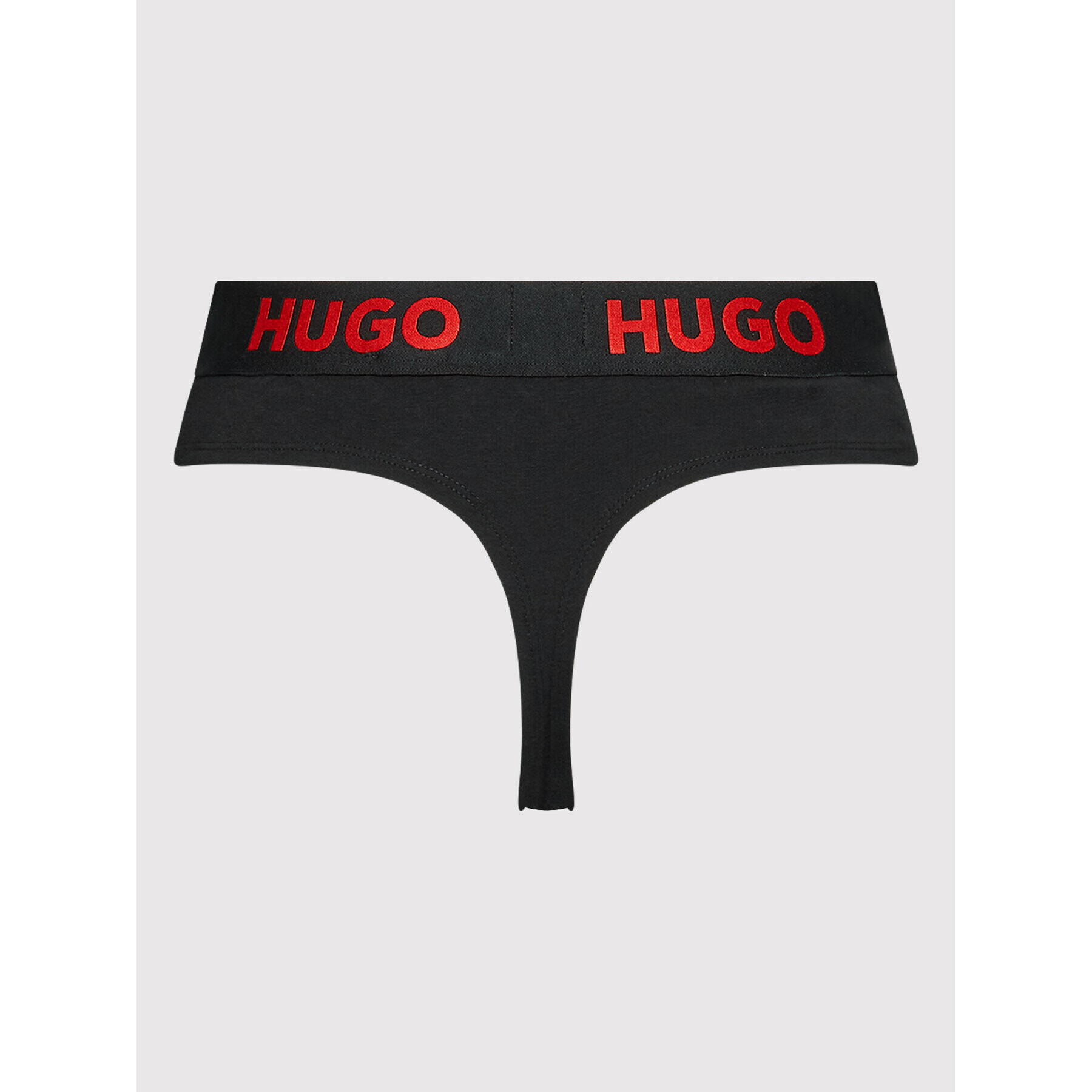 Hugo Kalhotky string Thong Sporty Logo 50469651 Černá - Pepit.cz