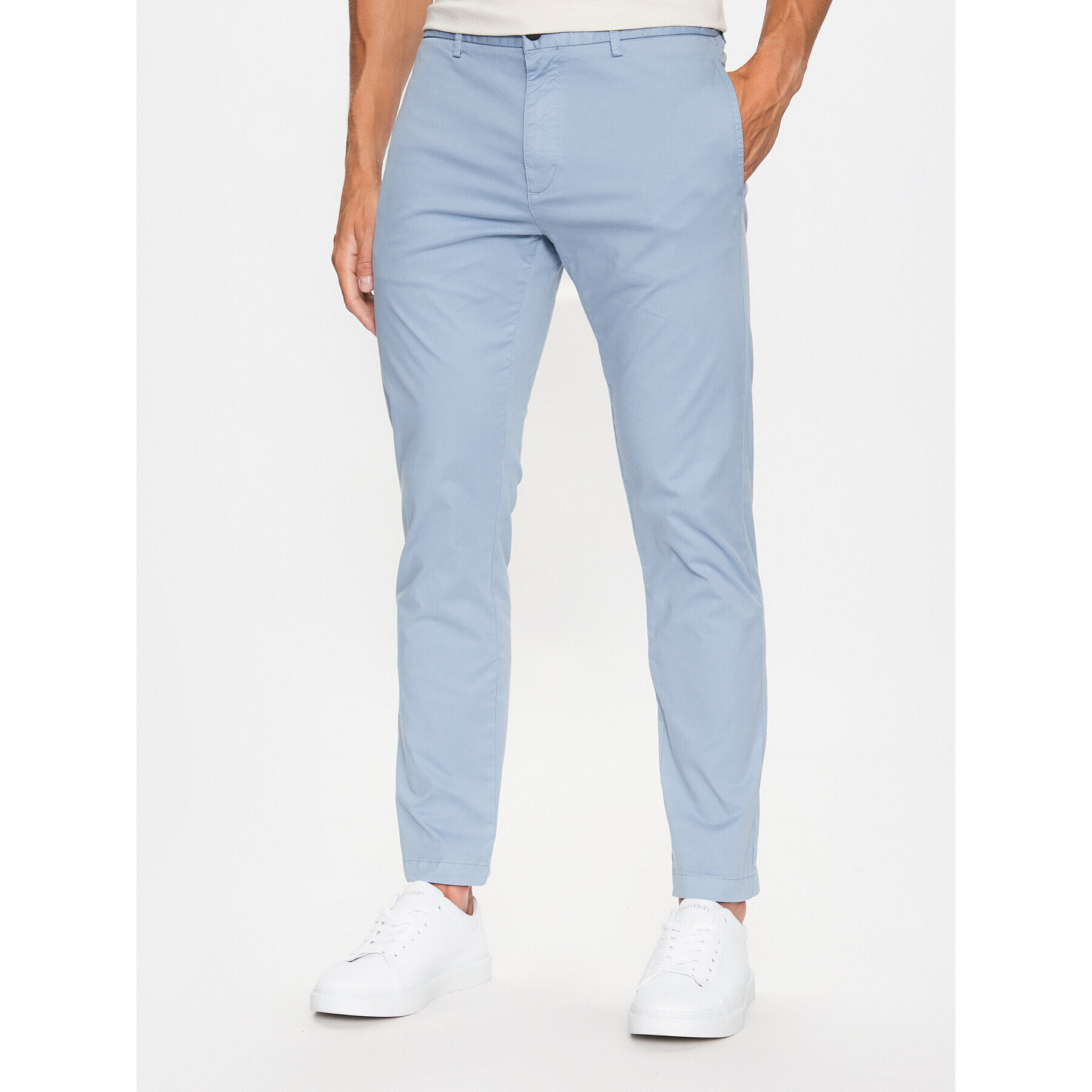 Hugo Kalhoty z materiálu 50468314 Modrá Slim Fit - Pepit.cz