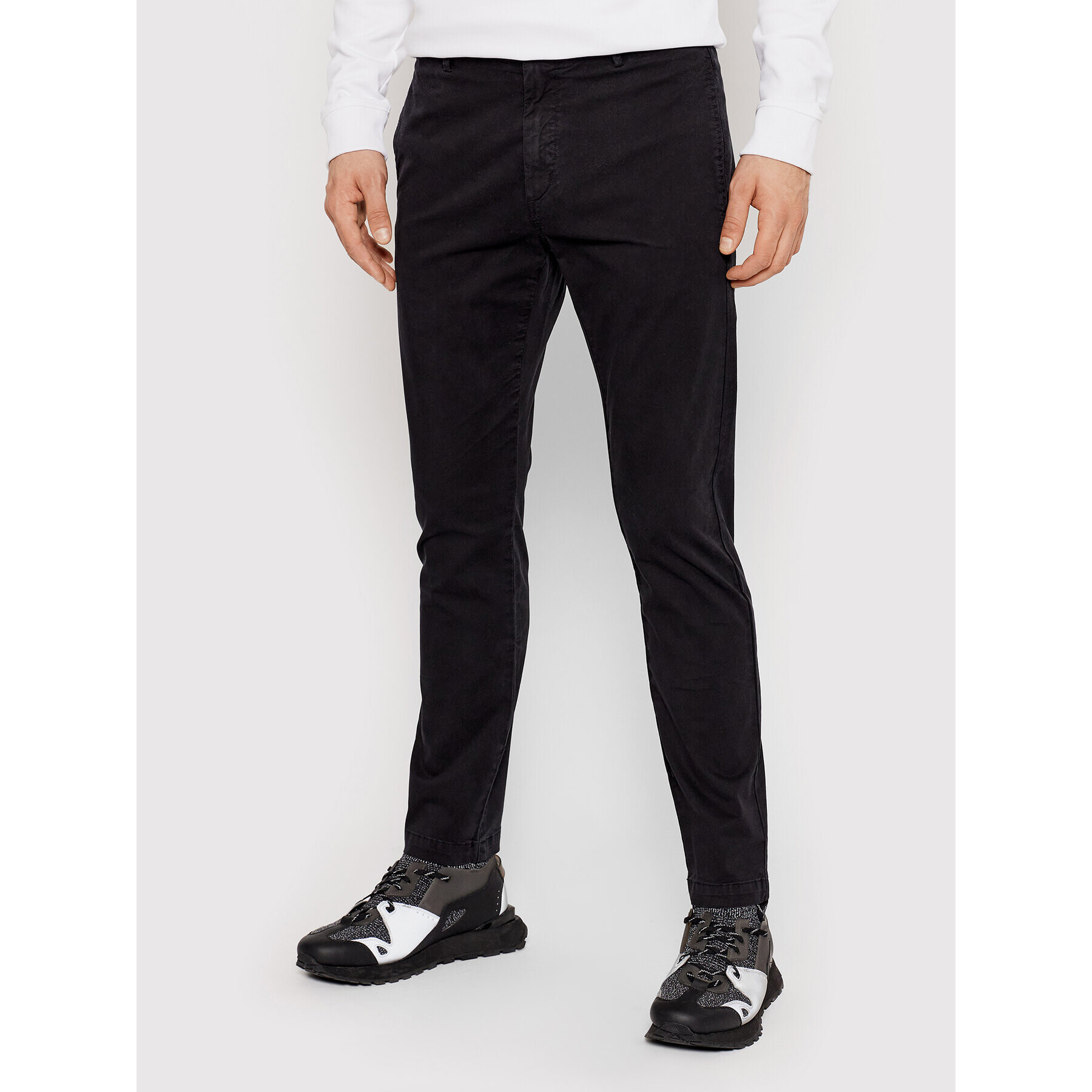 Hugo Kalhoty z materiálu David204d 50437976 Černá Slim Fit - Pepit.cz