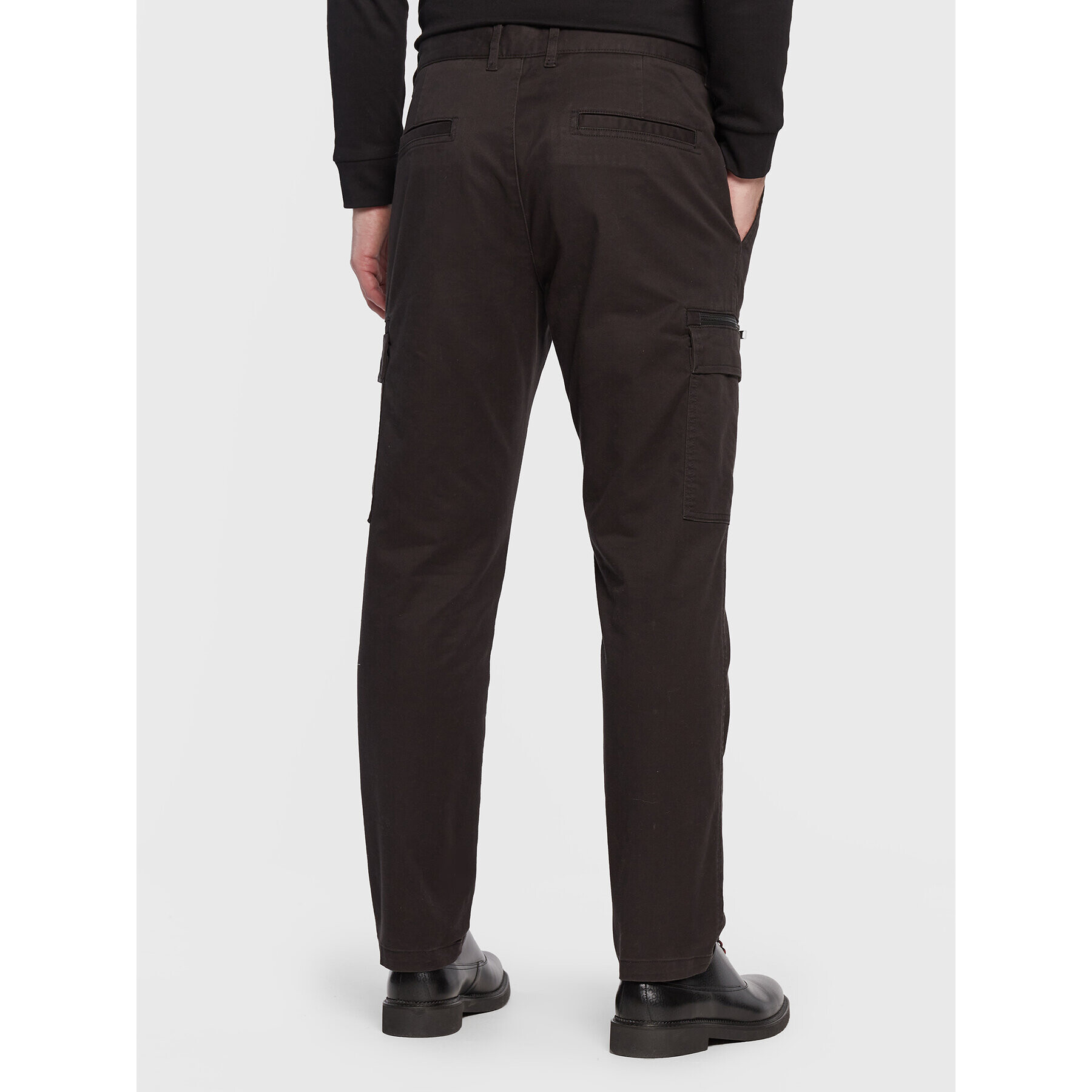 Hugo Kalhoty z materiálu Glian224W 50474557 Černá Slim Fit - Pepit.cz