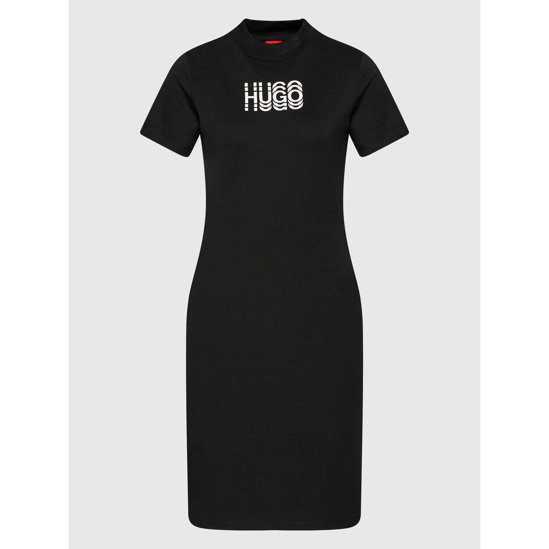 Hugo Každodenní šaty Narcissa 50455557 Černá Slim Fit - Pepit.cz