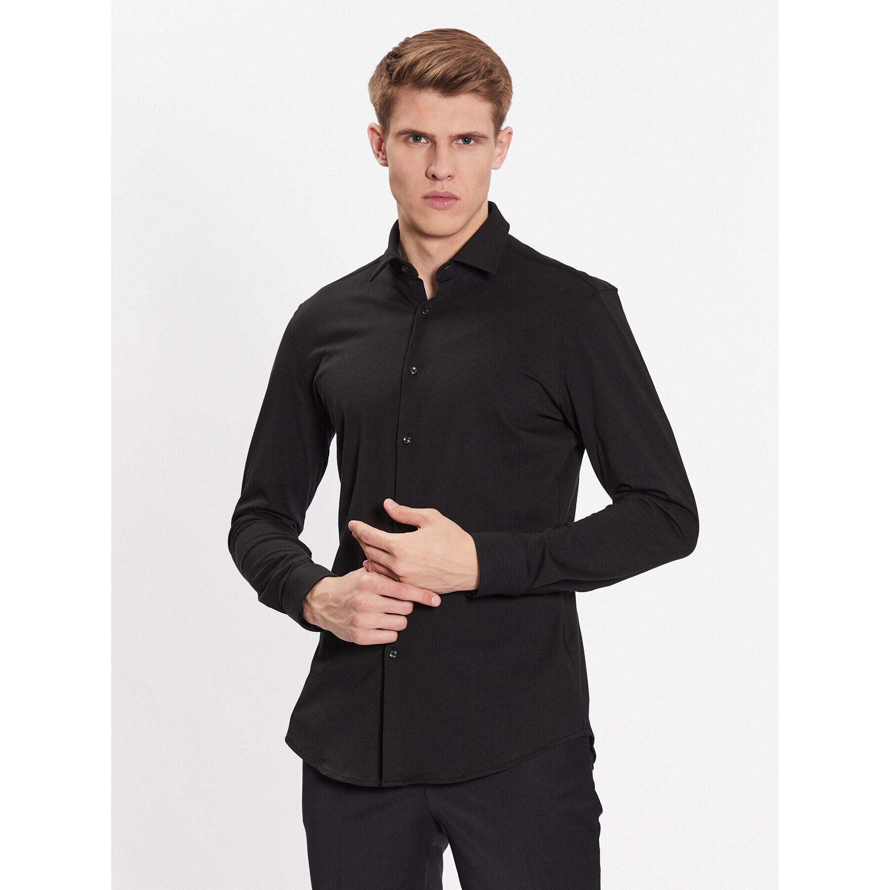 Hugo Košile 50479394 Černá Slim Fit - Pepit.cz