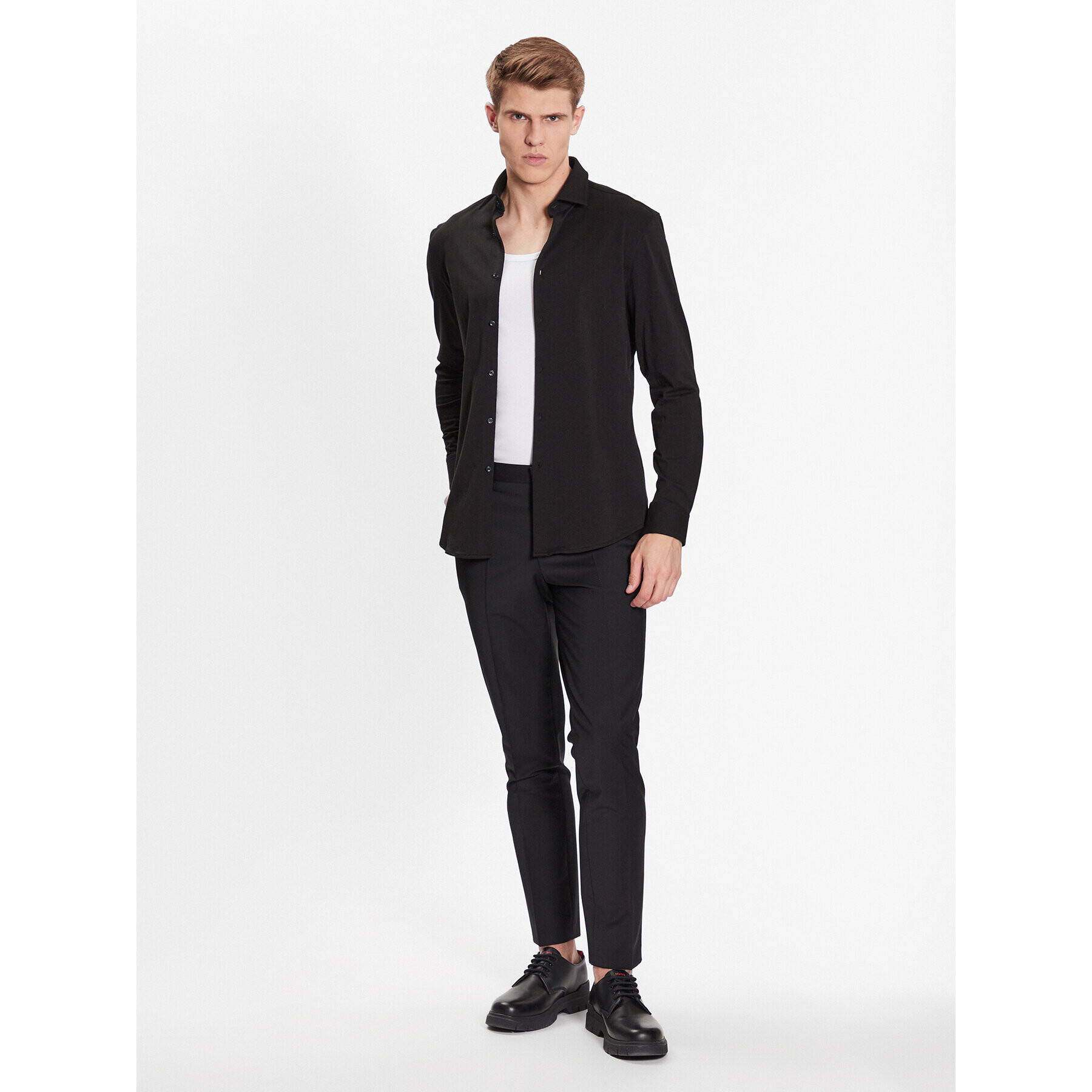 Hugo Košile 50479394 Černá Slim Fit - Pepit.cz