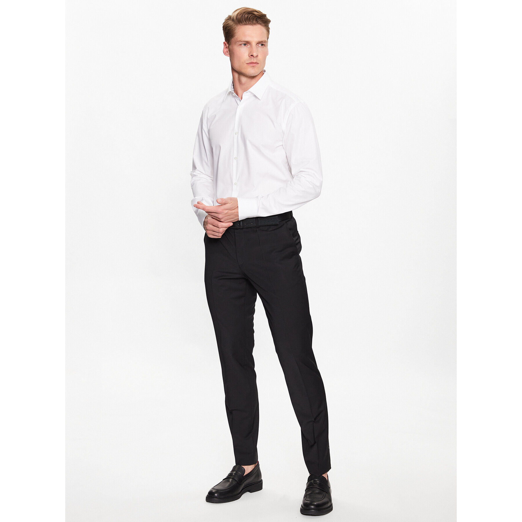 Hugo Košile 50489845 Bílá Extra Slim Fit - Pepit.cz