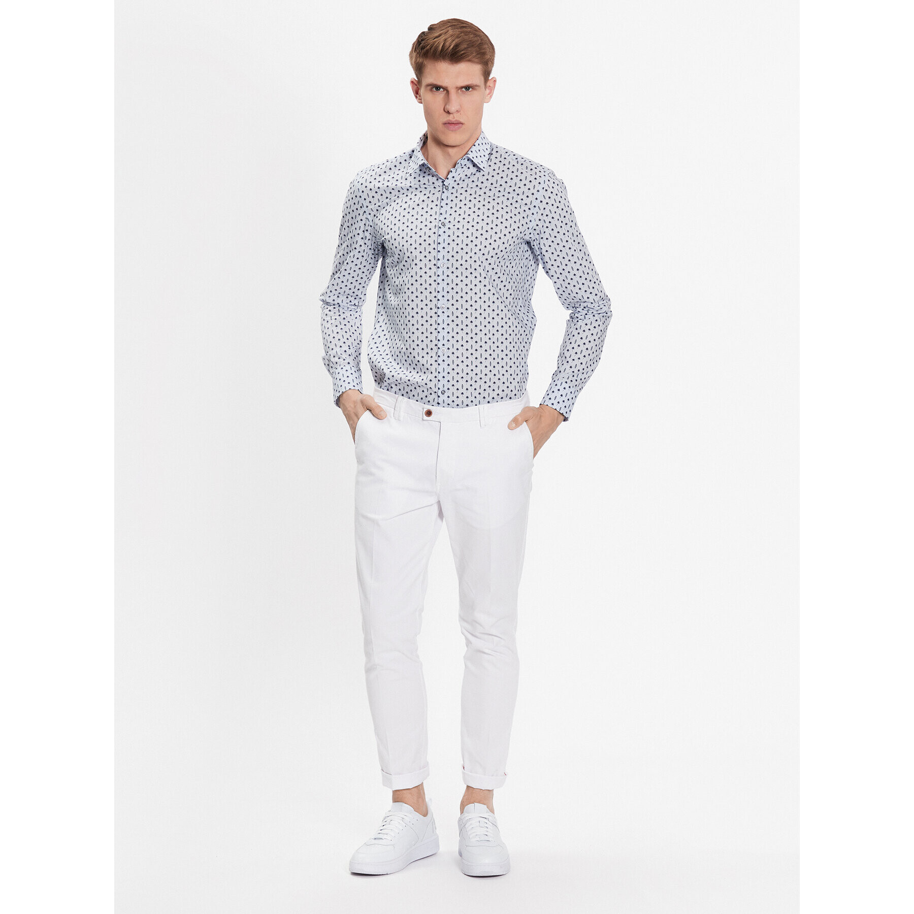 Hugo Košile 50490098 Šedá Slim Fit - Pepit.cz