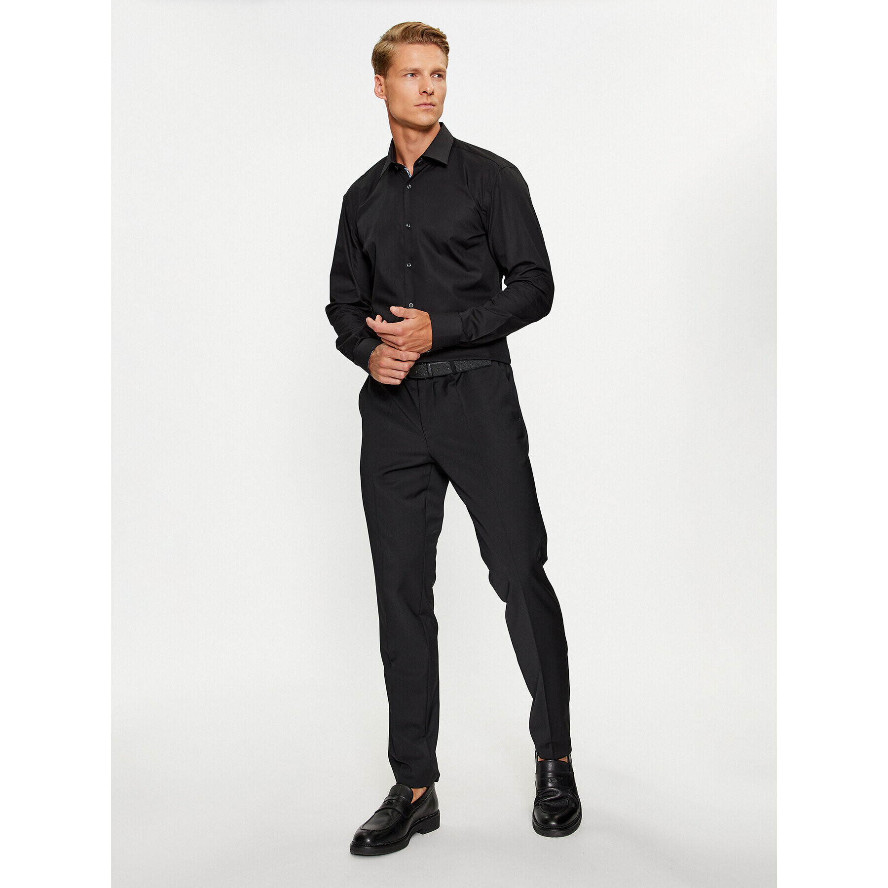 Hugo Košile Koey 50494513 Černá Slim Fit - Pepit.cz