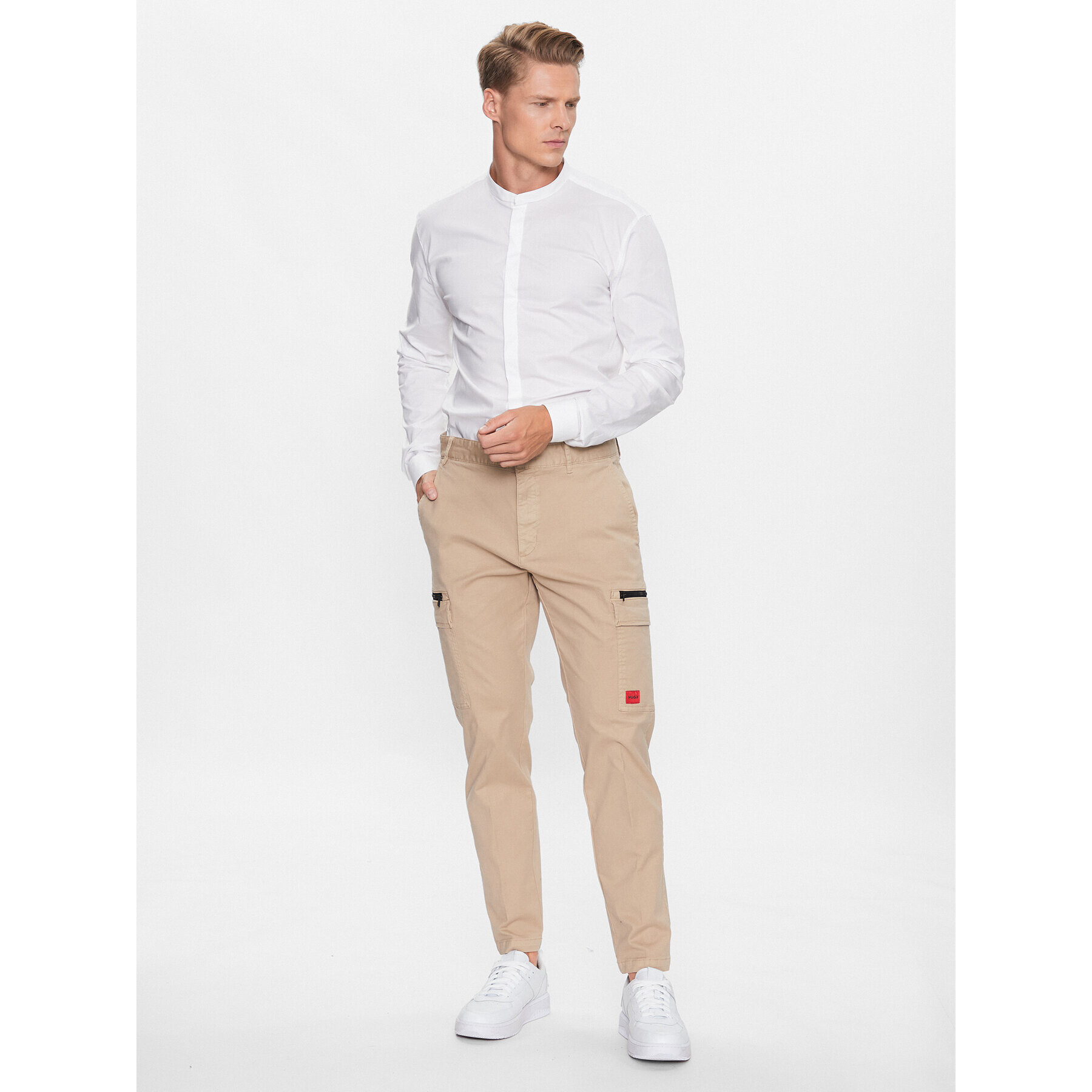 Hugo Košile 50495086 Bílá Extra Slim Fit - Pepit.cz