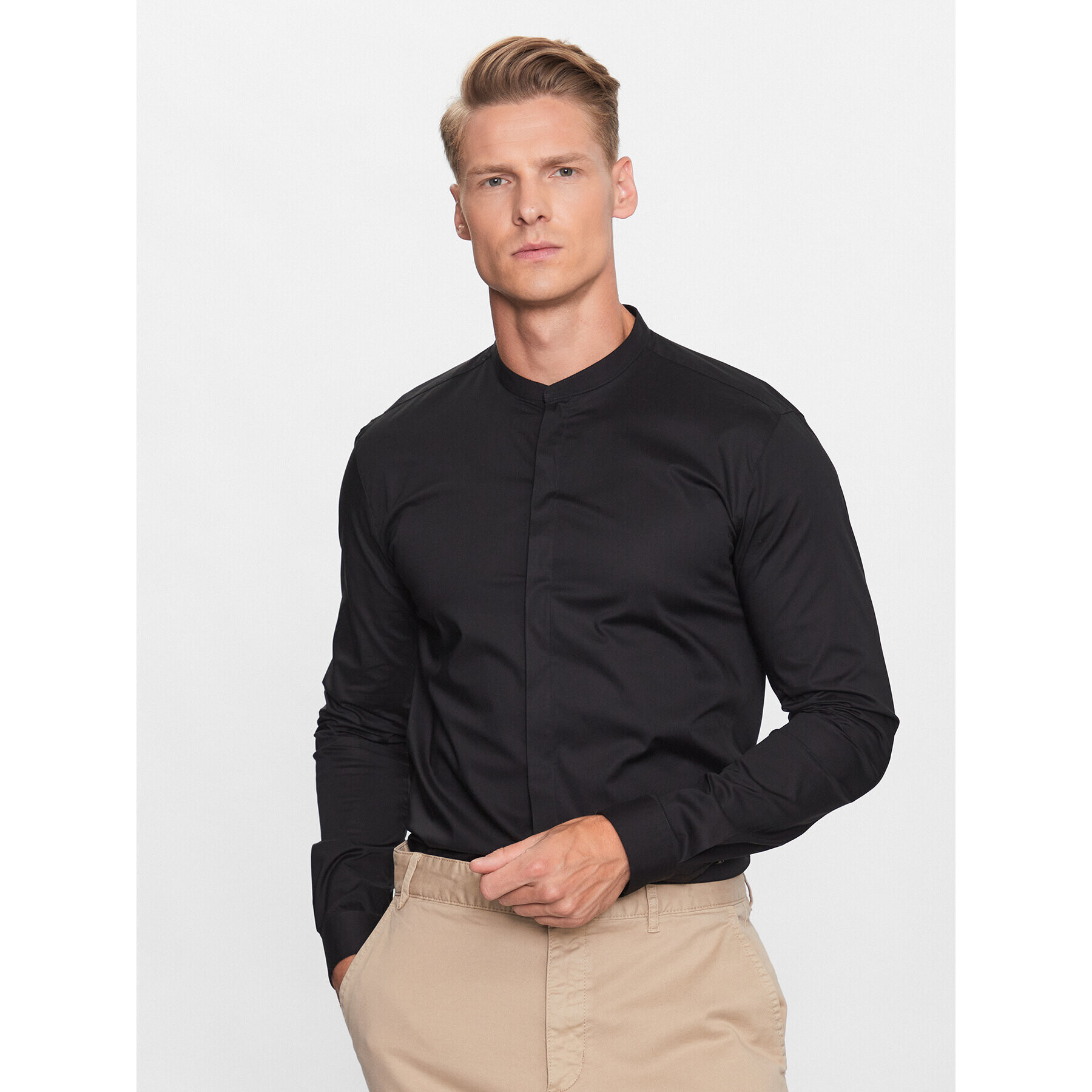 Hugo Košile 50495086 Černá Extra Slim Fit - Pepit.cz