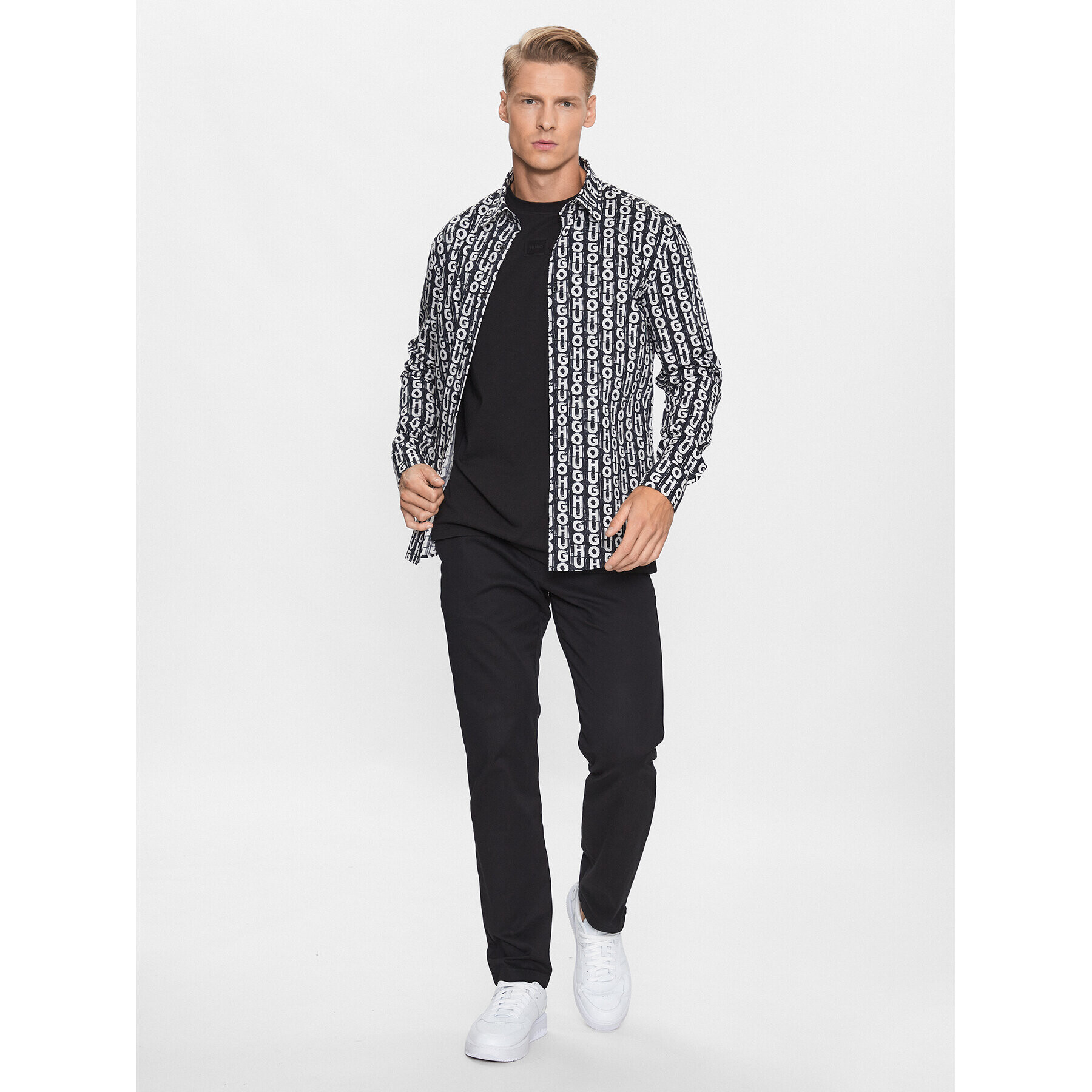 Hugo Košile 50495865 Černá Slim Fit - Pepit.cz