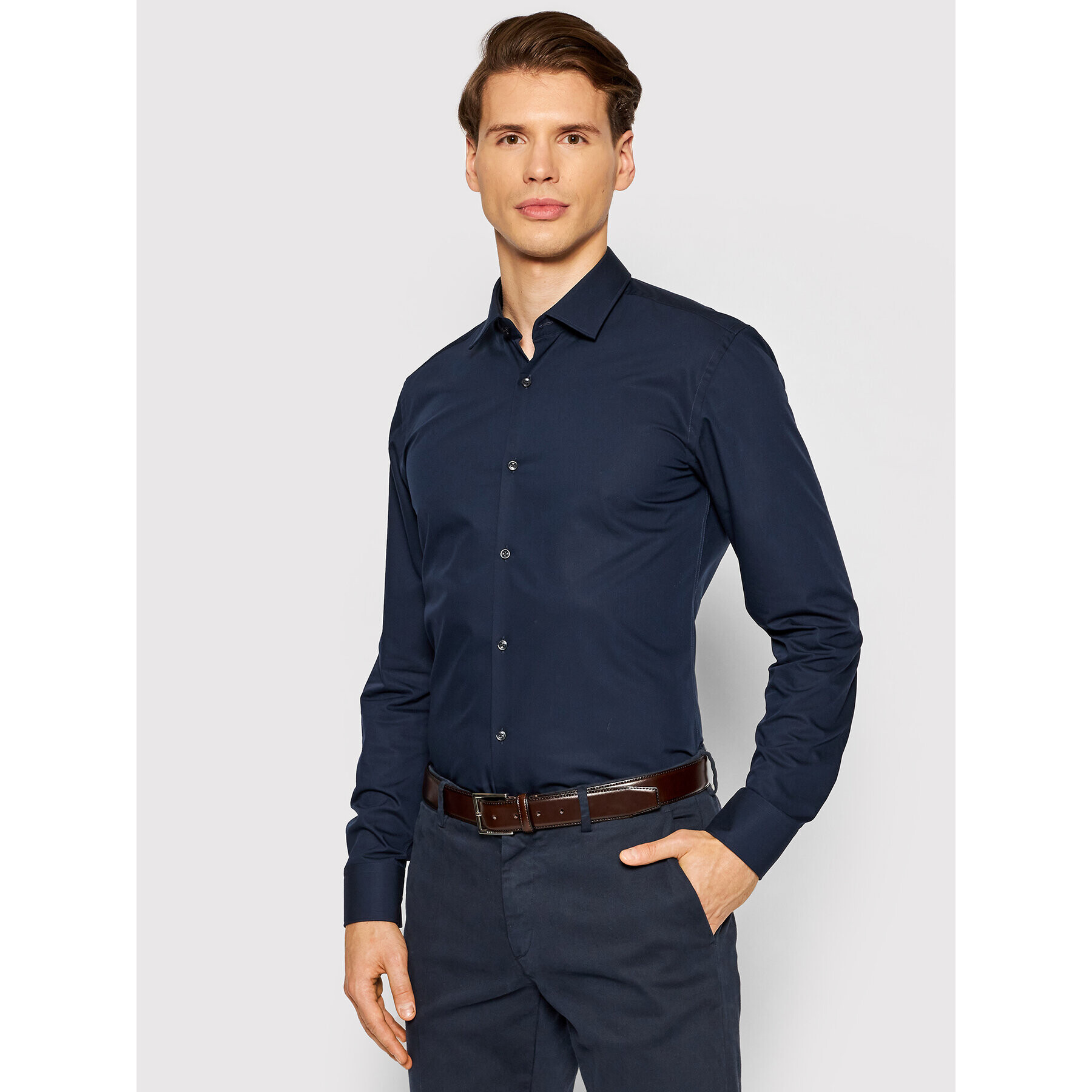 Hugo Košile C-Jenno 50289499 Tmavomodrá Slim Fit - Pepit.cz