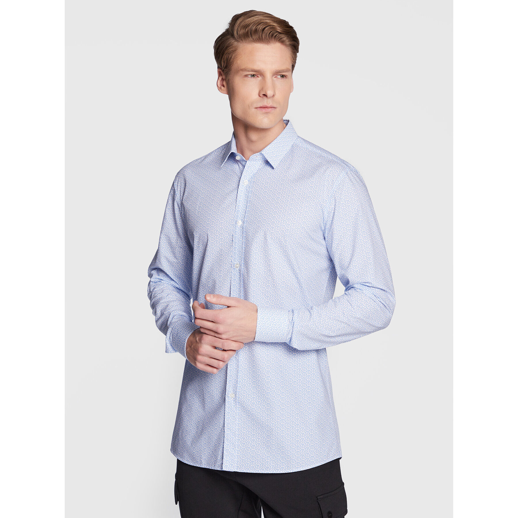 Hugo Košile Elisha02 50478253 Modrá Extra Slim Fit - Pepit.cz