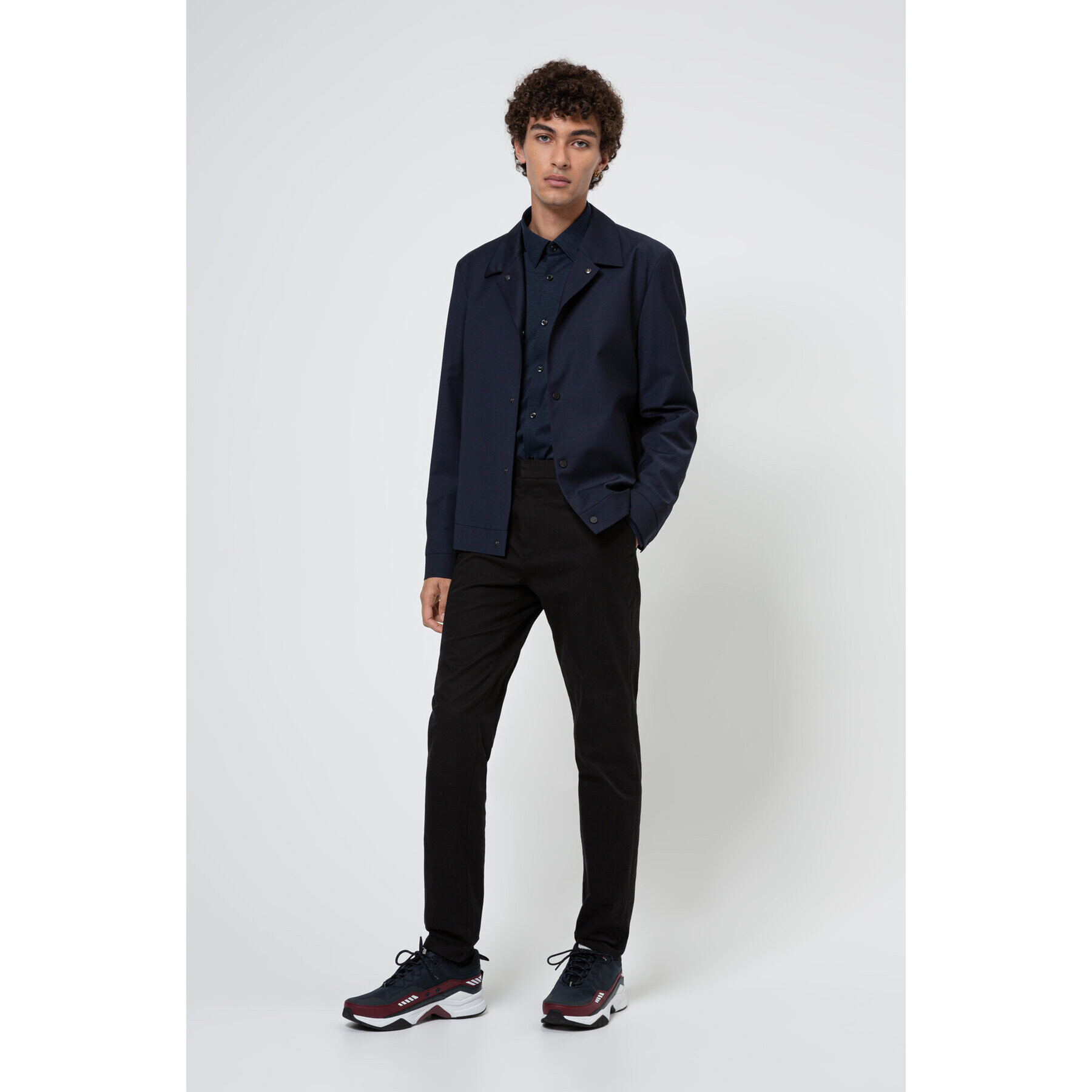 Hugo Košile Ermo 50438087 Tmavomodrá Slim Fit - Pepit.cz