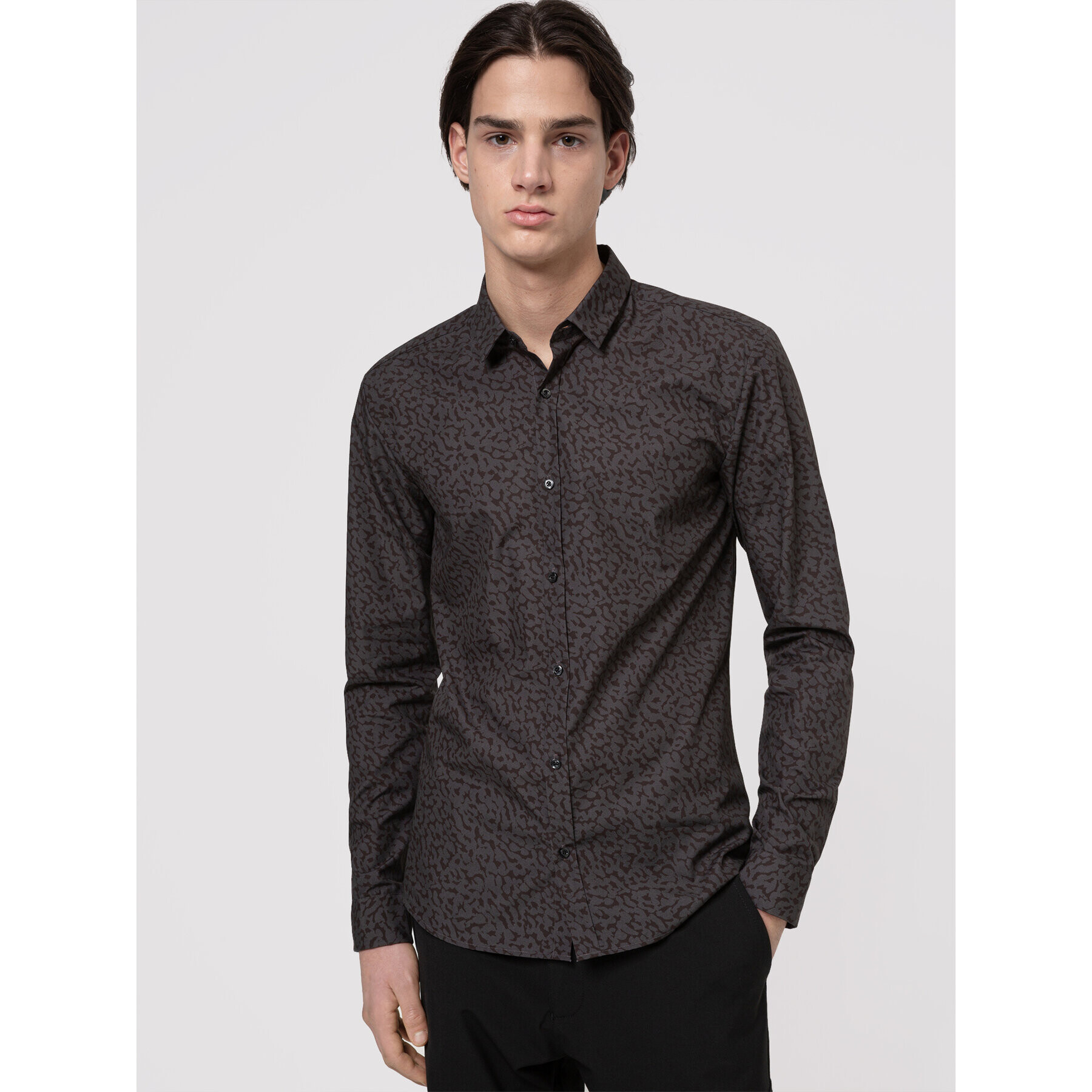 Hugo Košile Ero3-W 50449762 Černá Extra Slim Fit - Pepit.cz